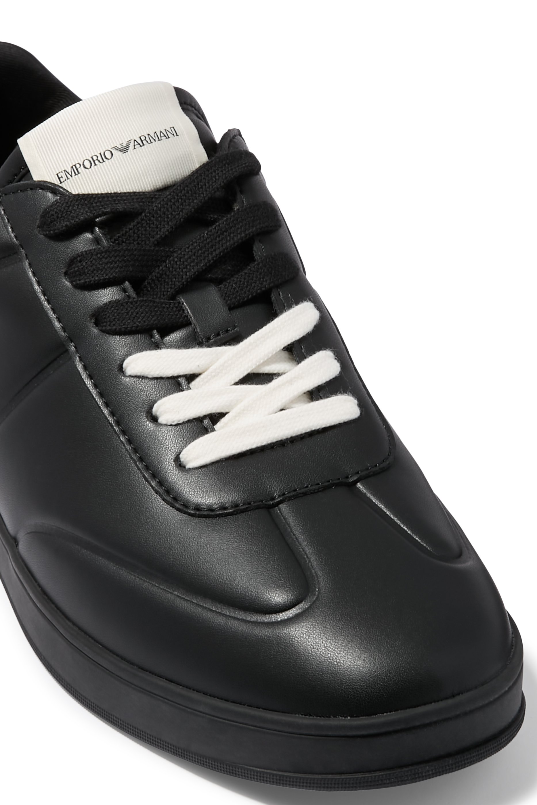Oyster Leather Sneakers