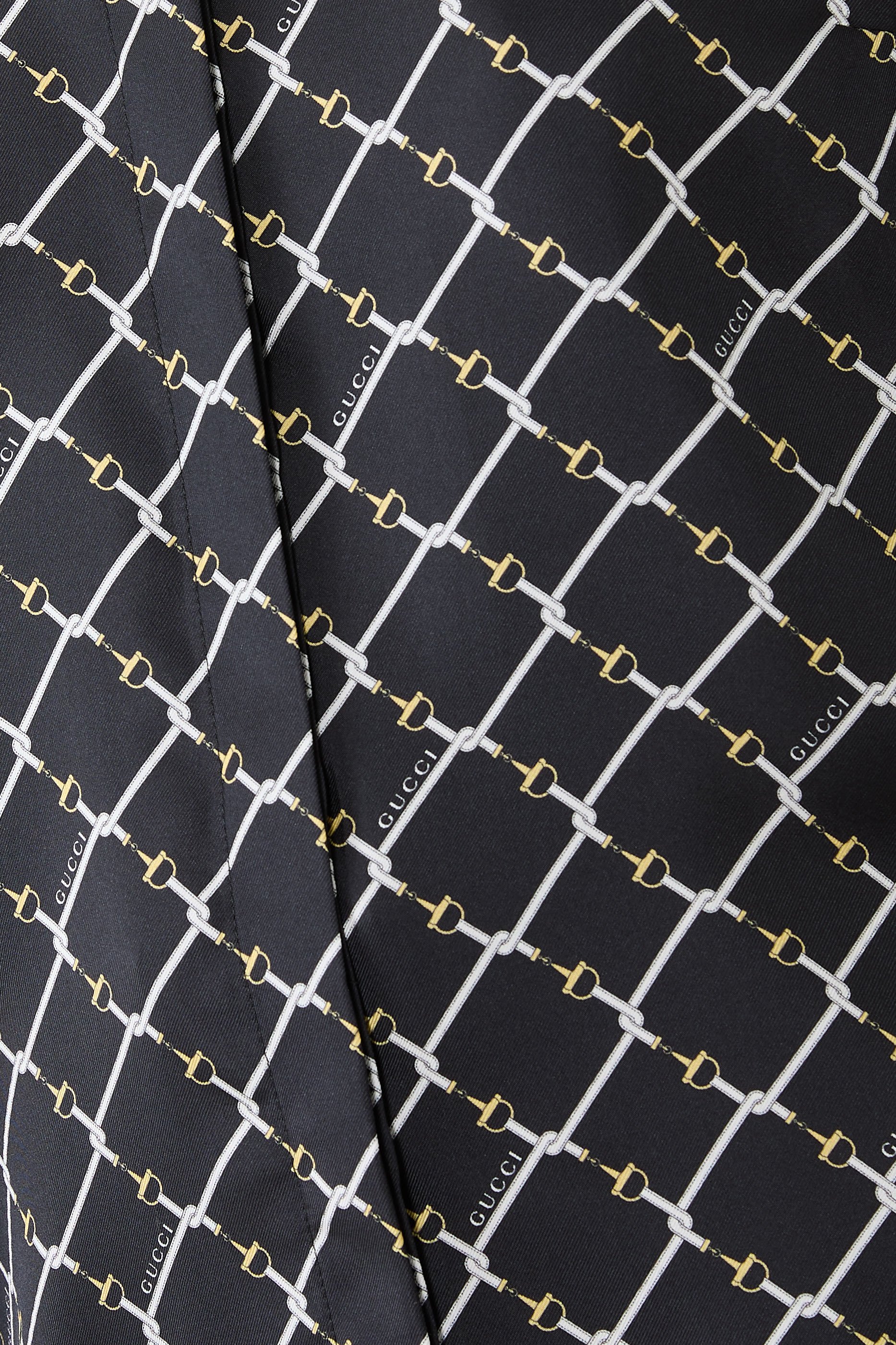 Printed Silk Twill Shirt 