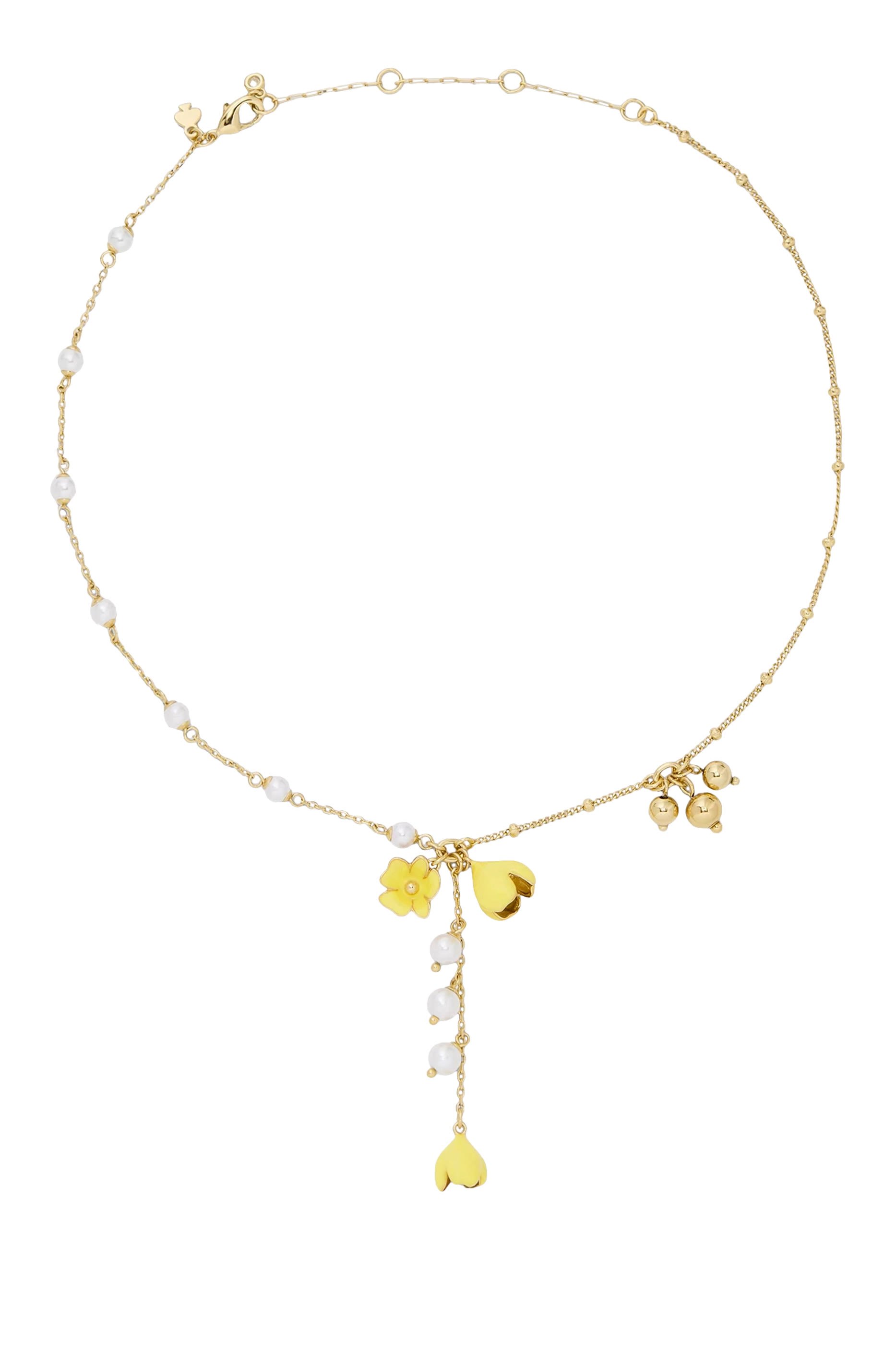Bloom Y Necklace, Glass & Enamel
