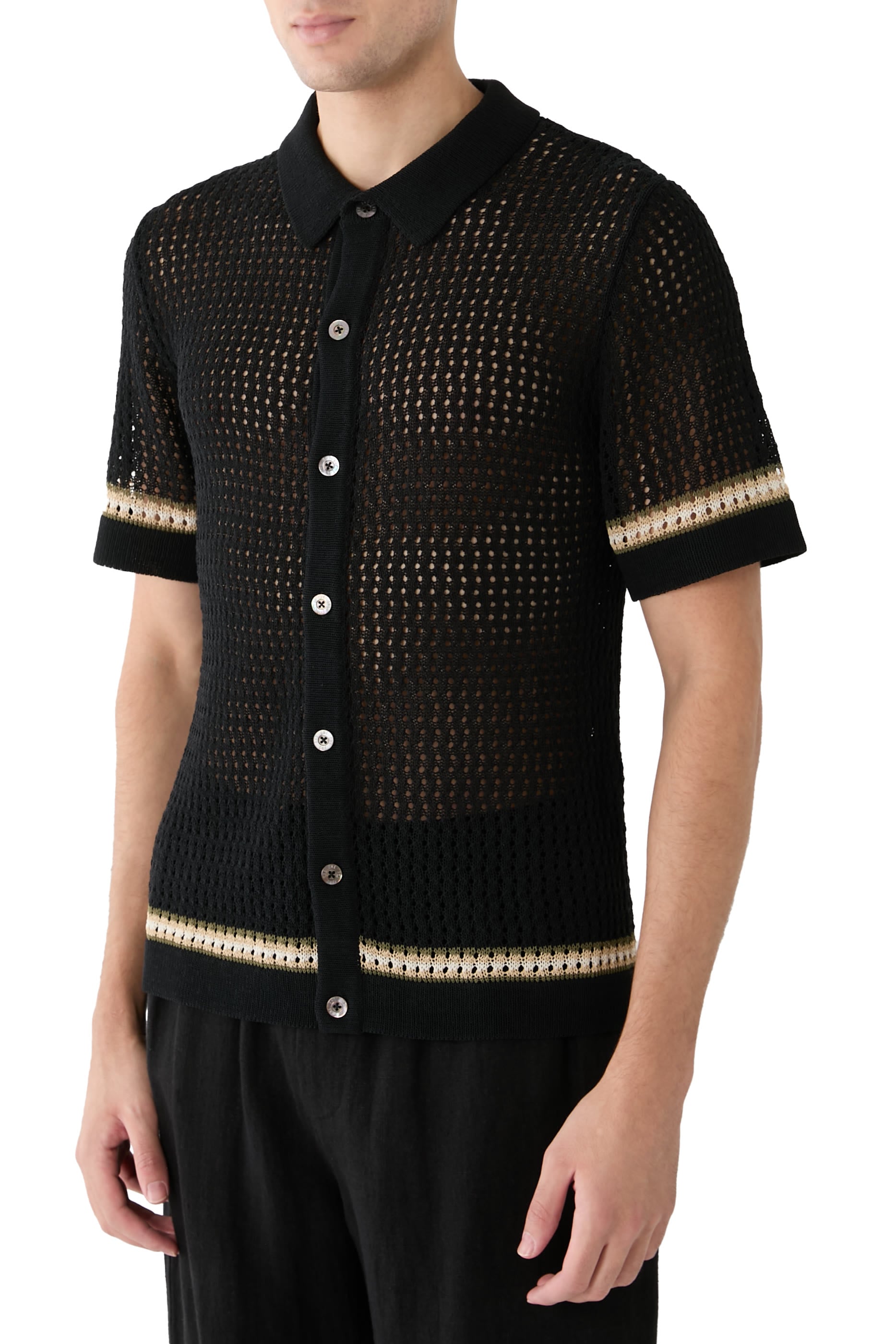 Benicio Crochet Shirt