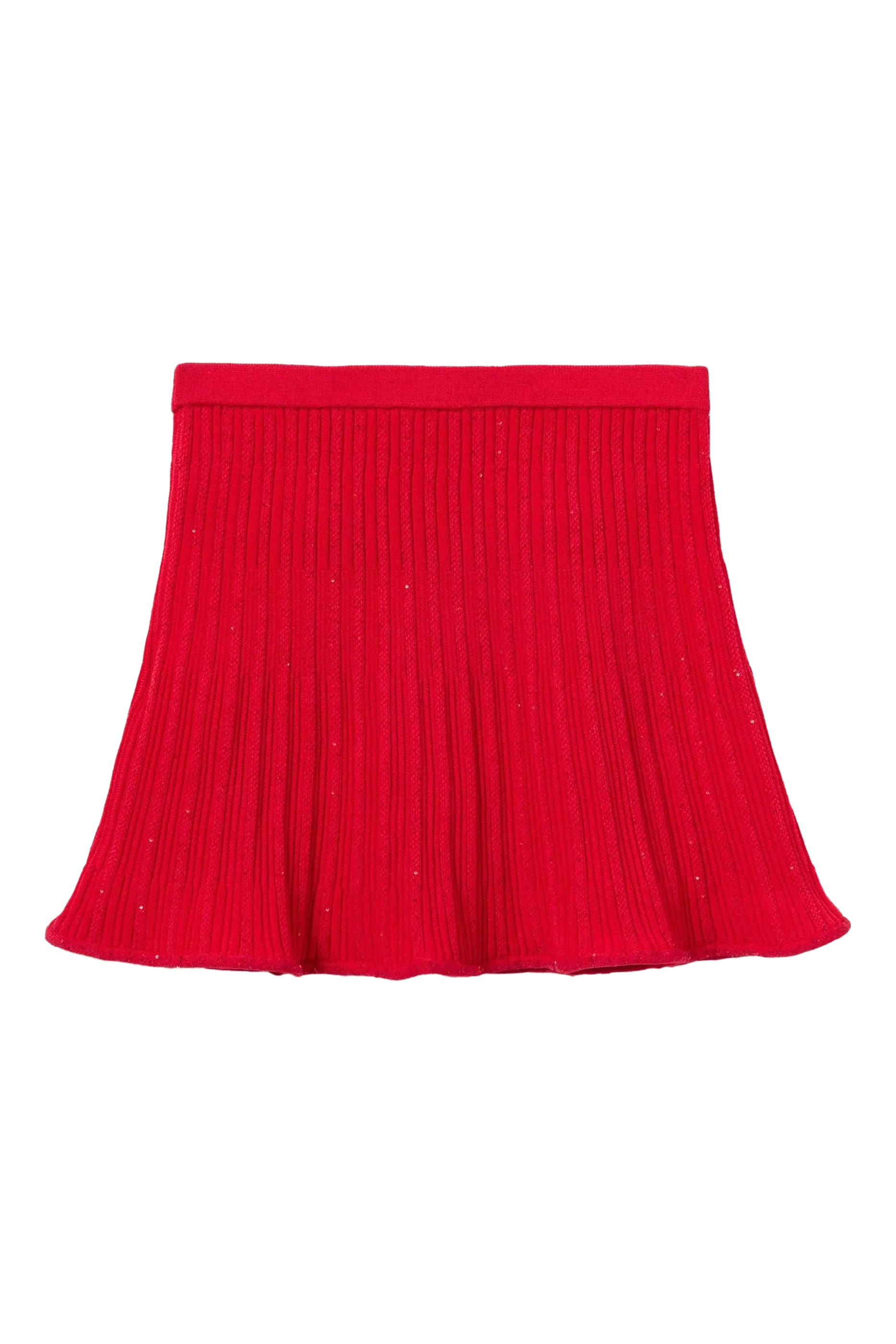 Kids Ribbed Knit Skirt