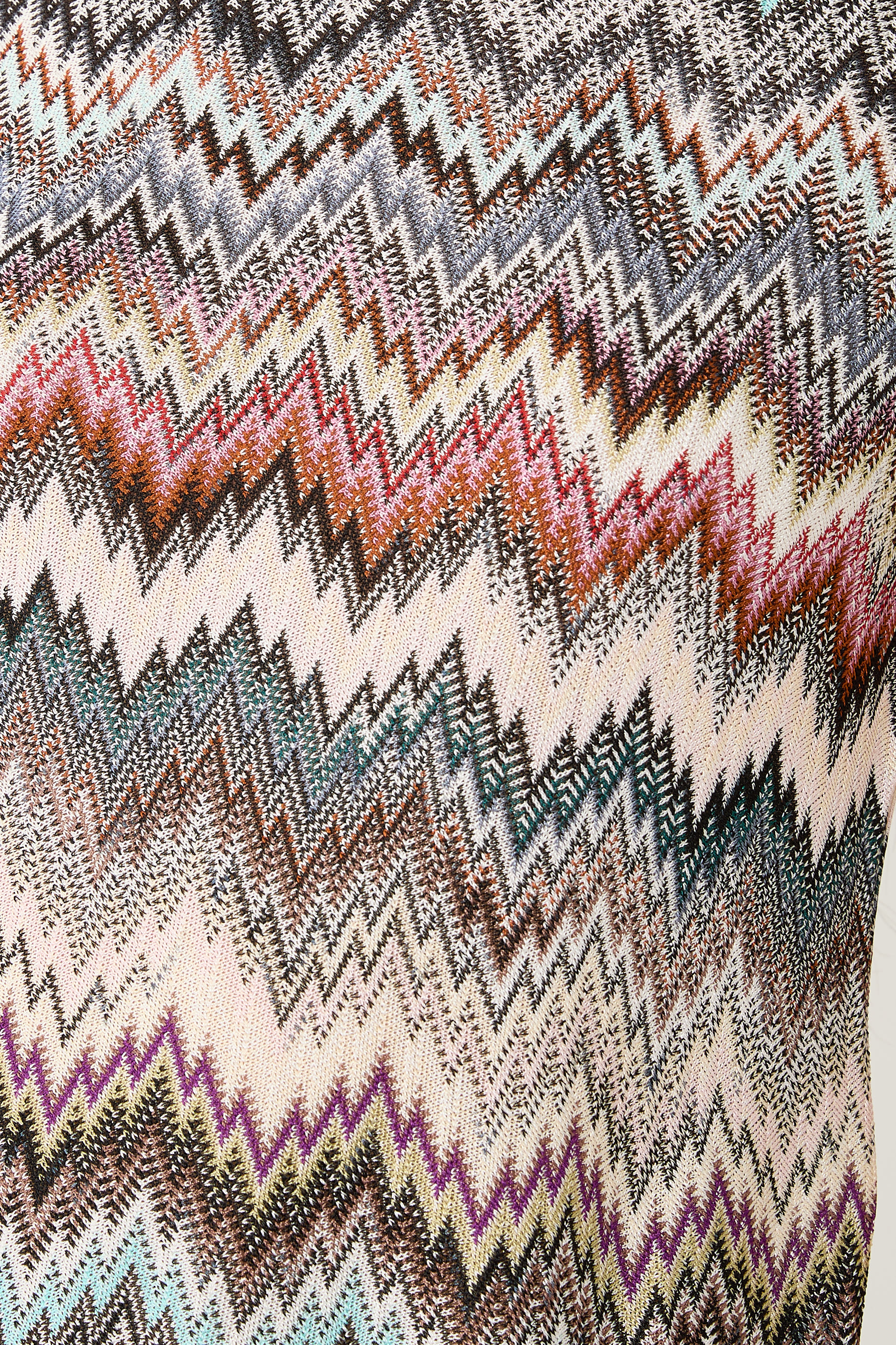 High-Neck Snake Pattern Top 