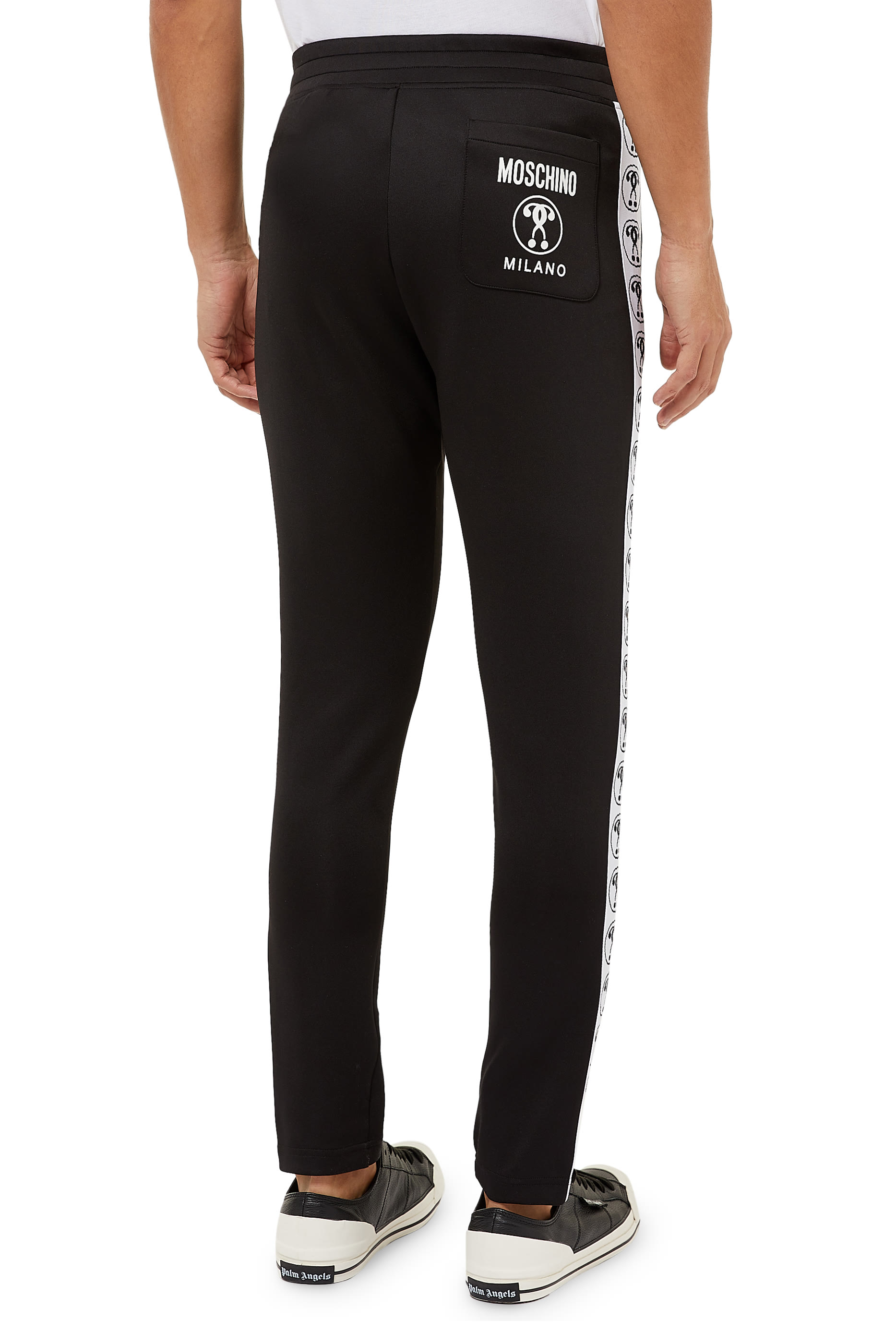 Question Mark Logo Tape Track Pants