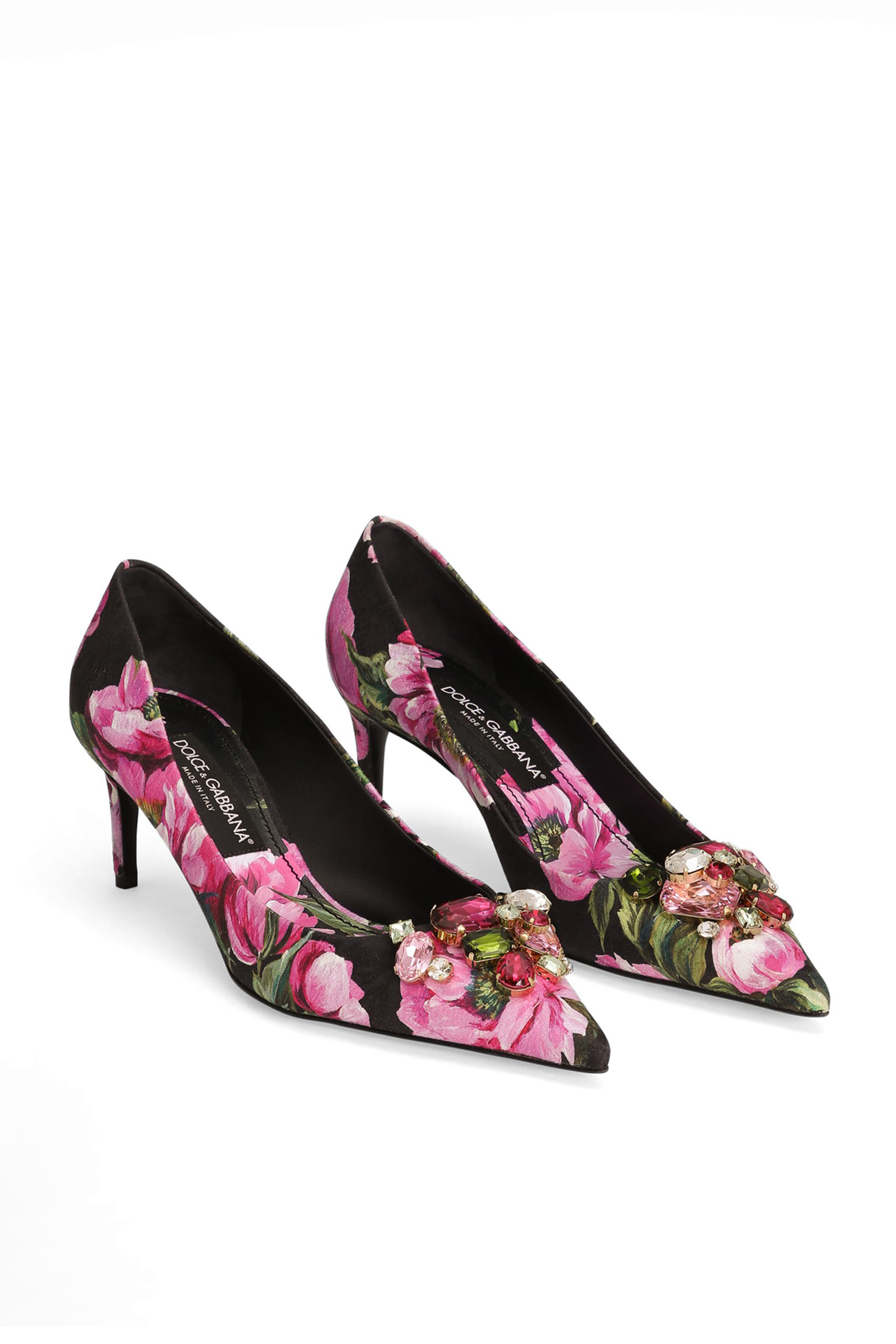  Printed Brocade 60 Pumps 