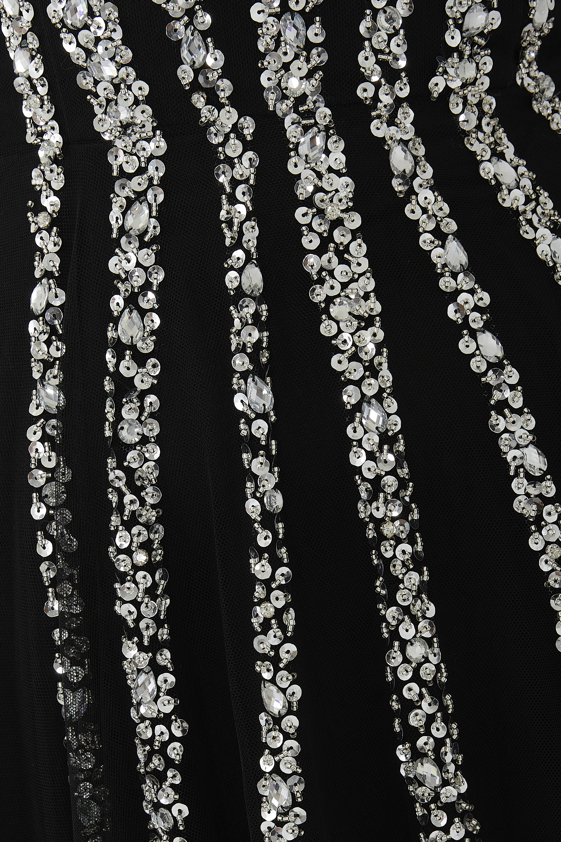 Sleeveless Embellished Gown