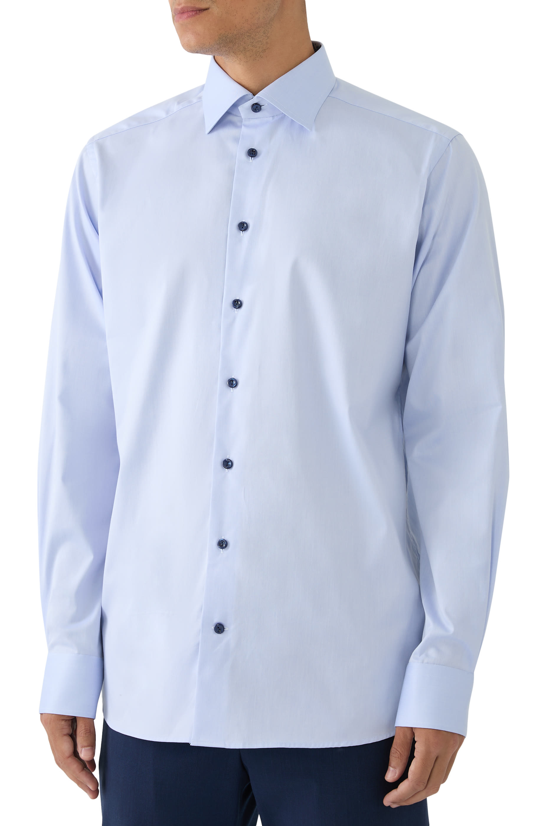 Floral Effect Signature Twill Shirt