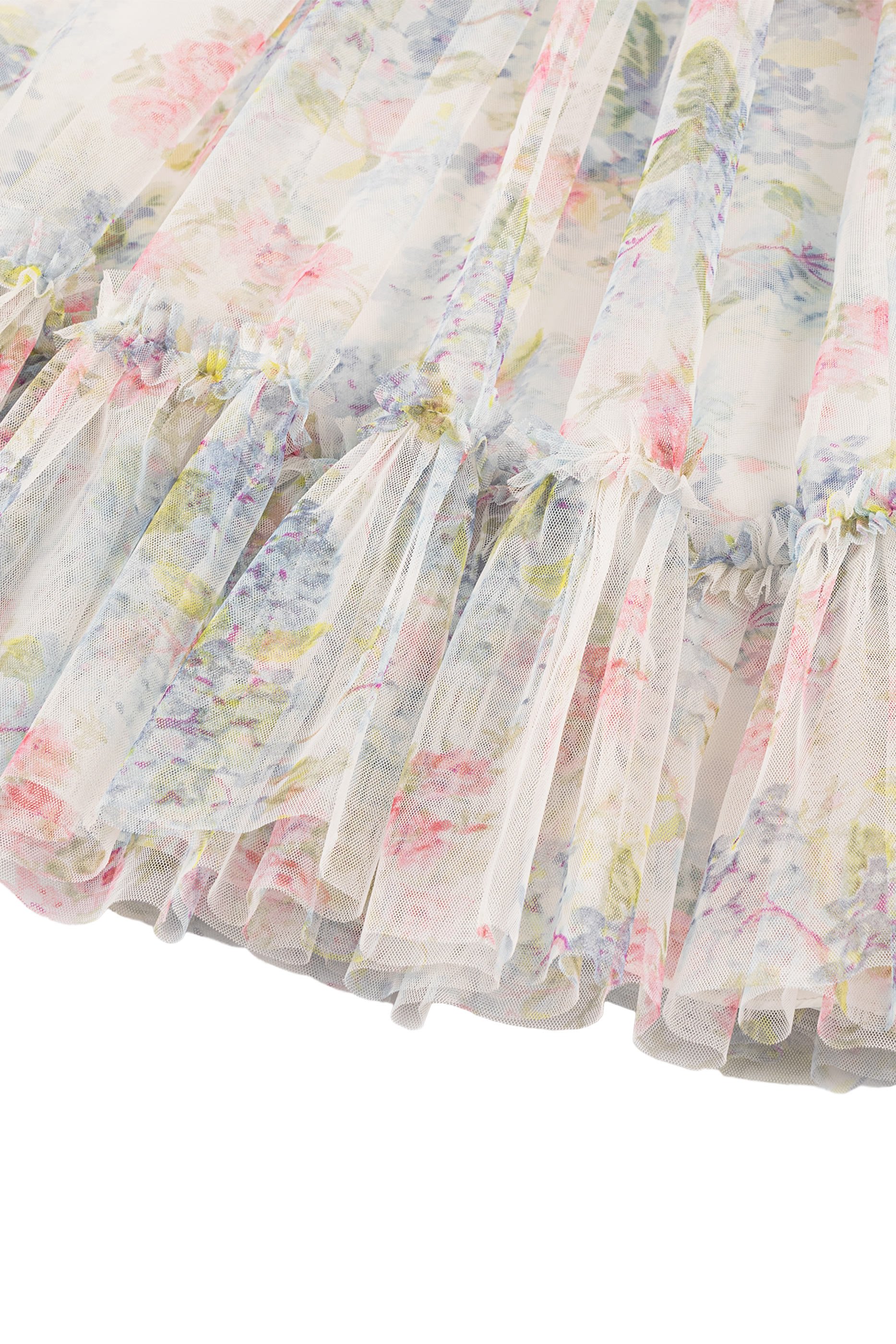 Kids Hydrangea Long Sleeve Dress