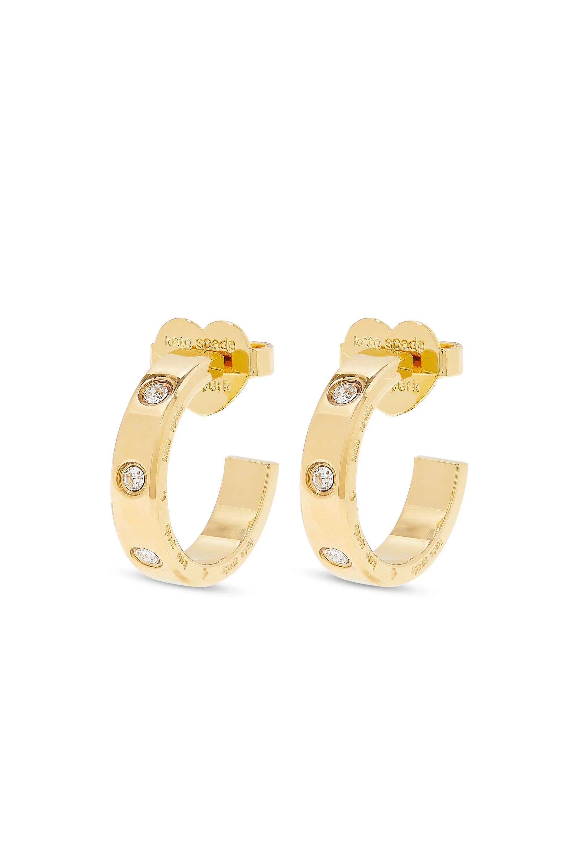 Set In Stone Huggie Earrings