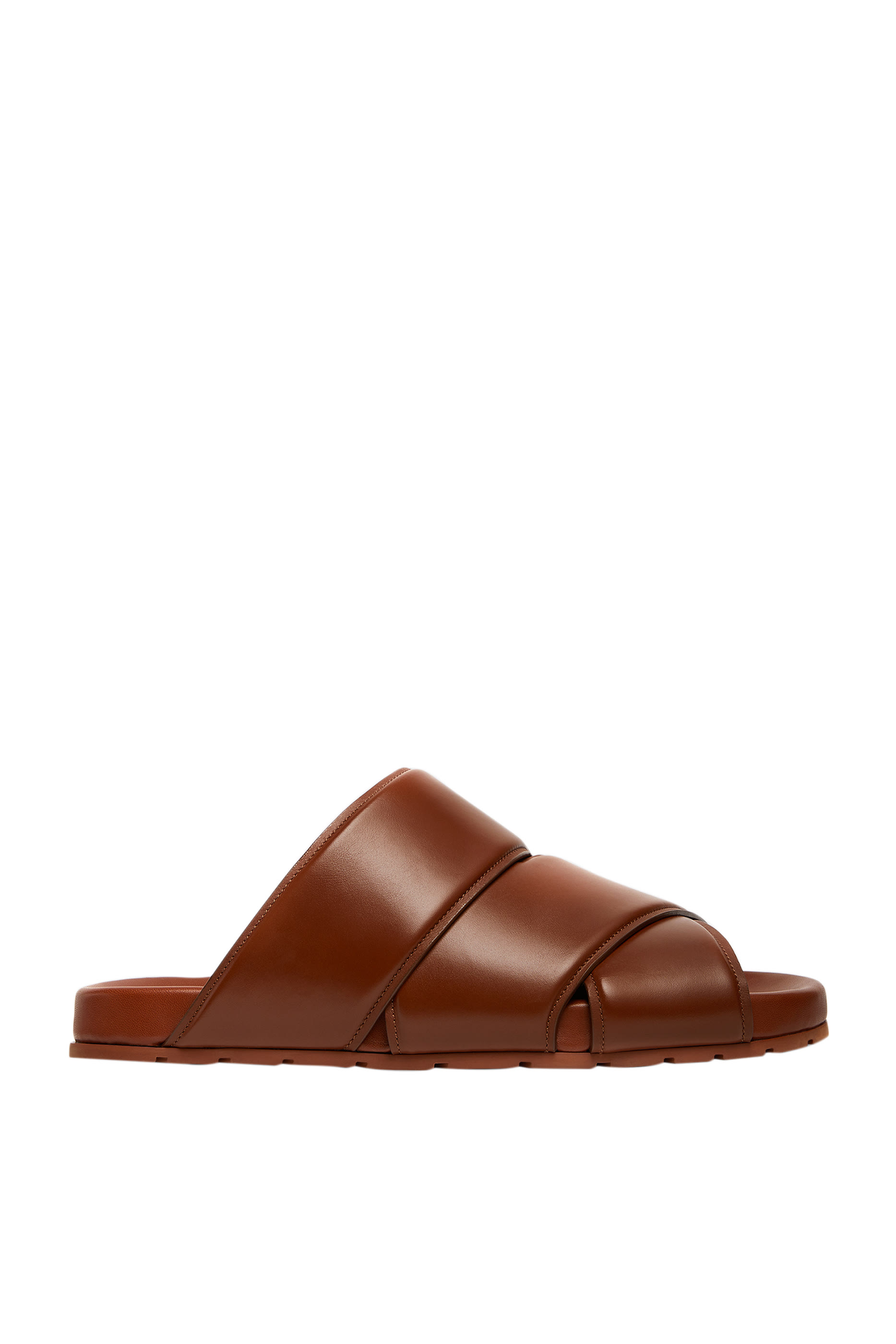 Bridge Leather Mule Sandals