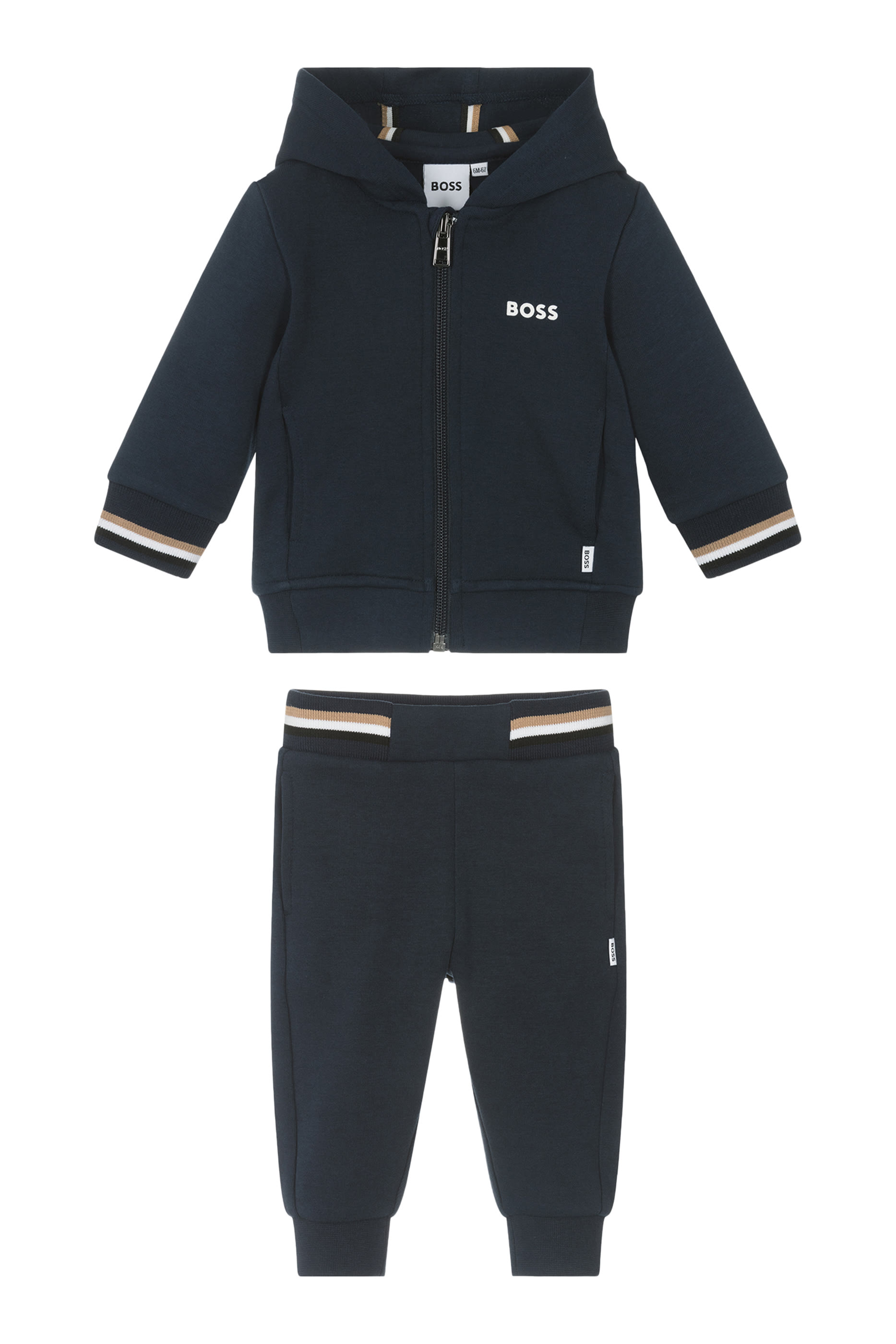 Kids Cotton Cardigan & Trousers Set