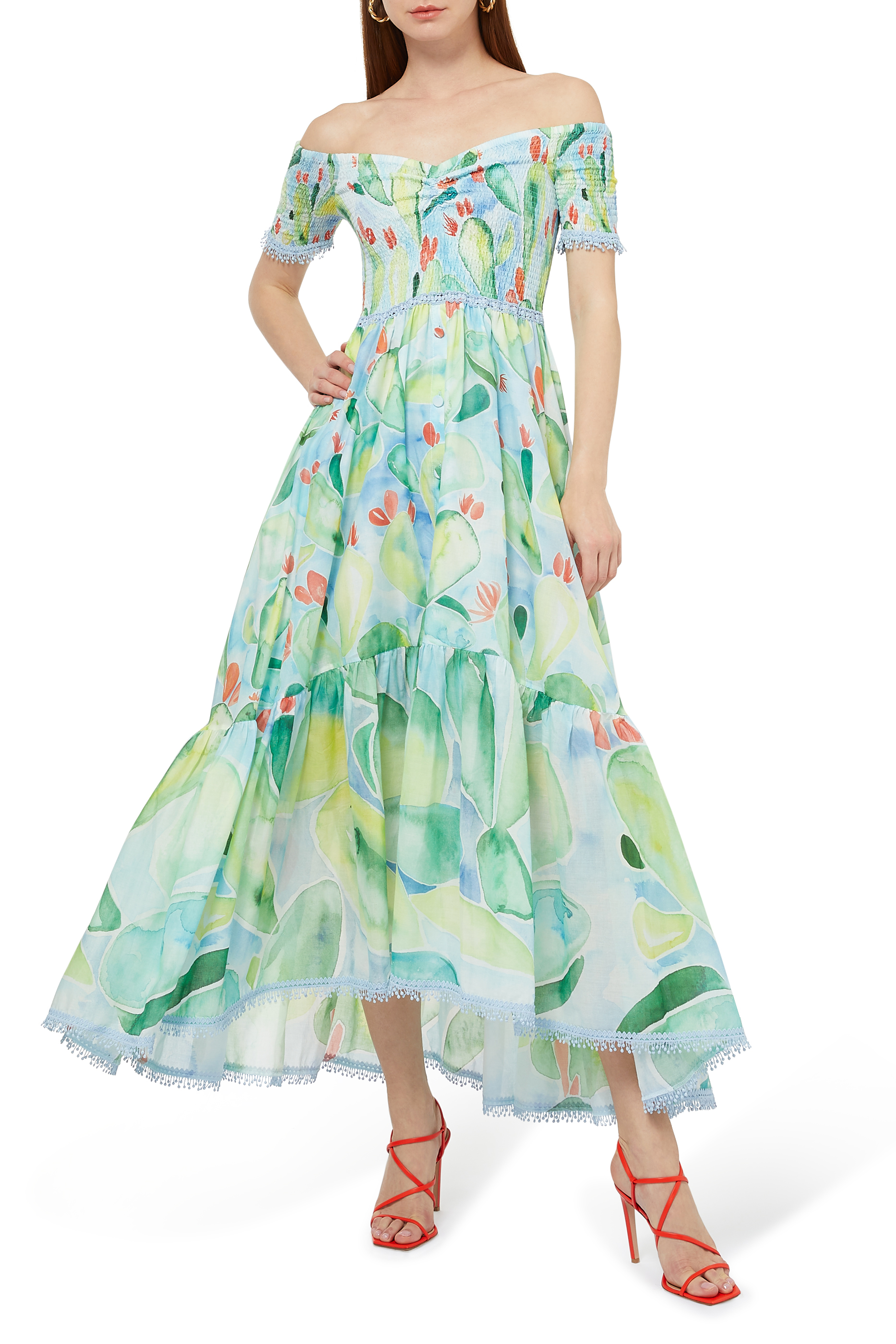 Buy Charo Ruiz Aryana Long Dress for | Bloomingdale's UAE