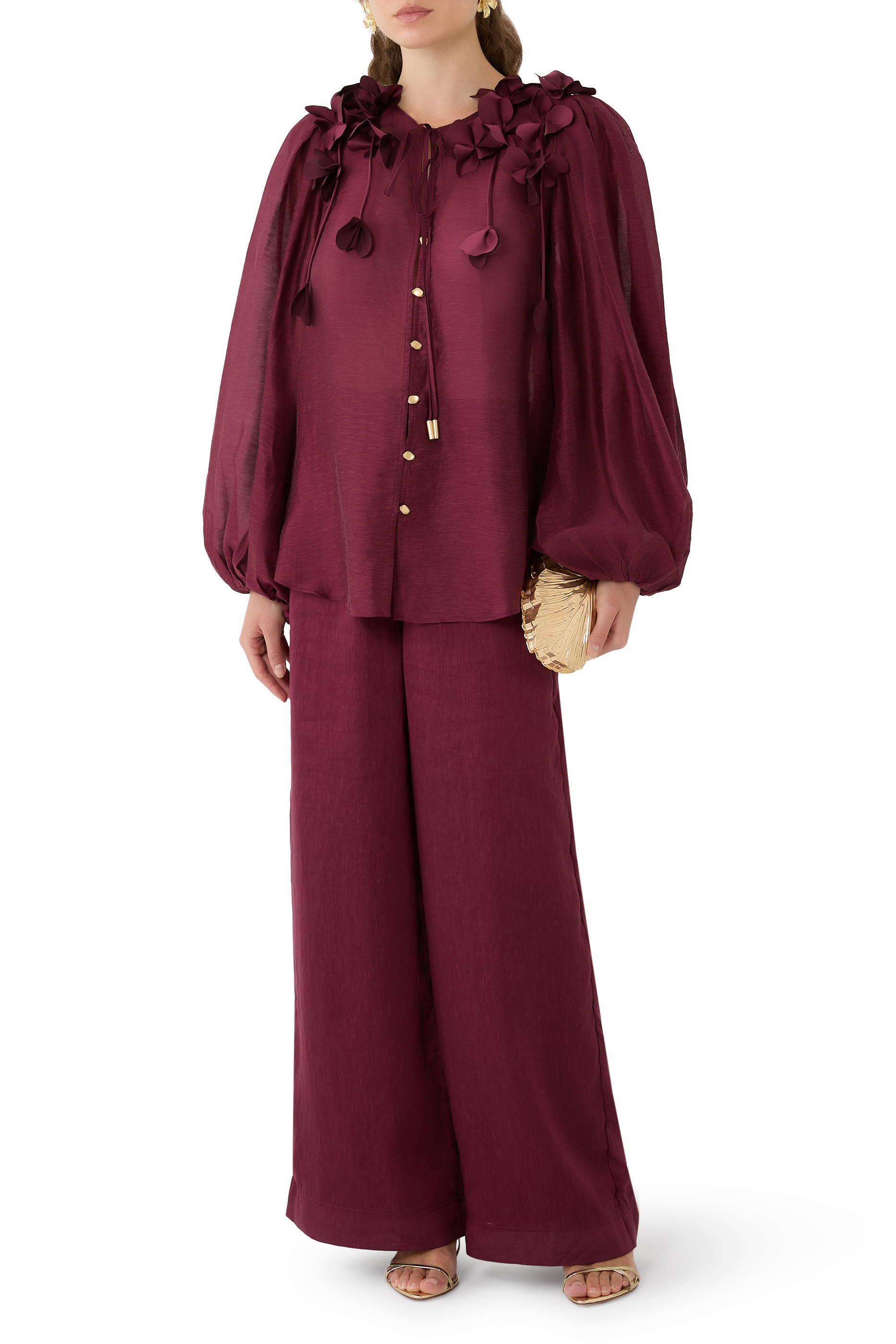  Camille Flower Blouse 