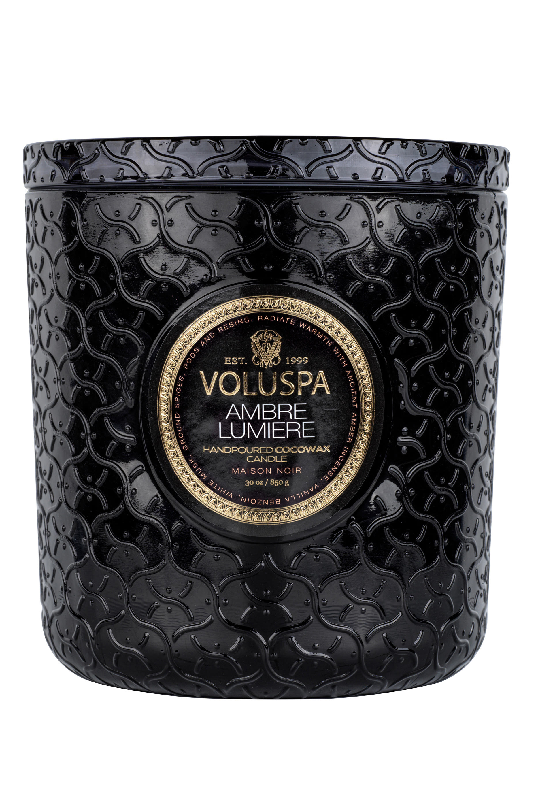 Ambre Lumiere Luxe Candle