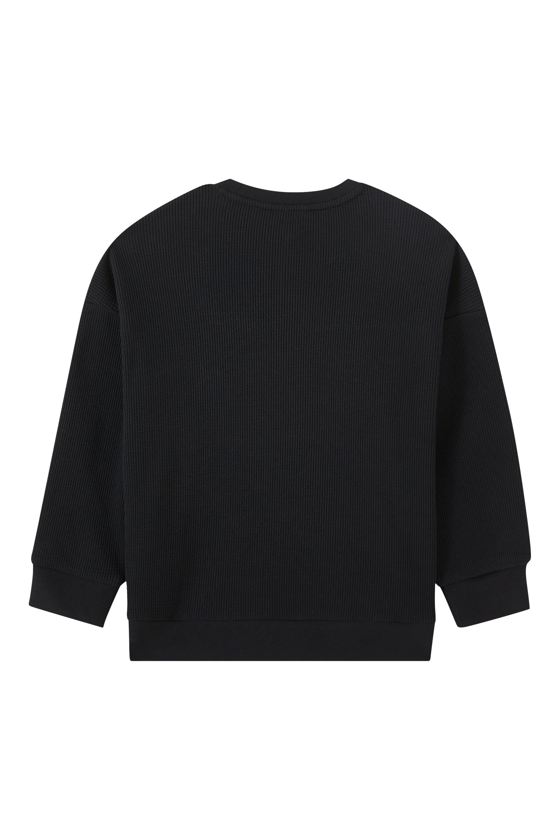 Kids Eagle Patch Waffle Sweatshirt