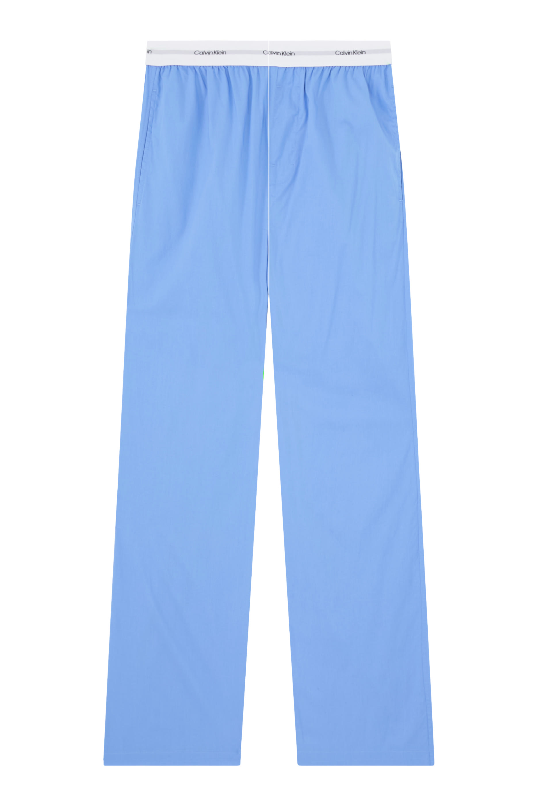 Logo Waistband Cotton Poplin Pants