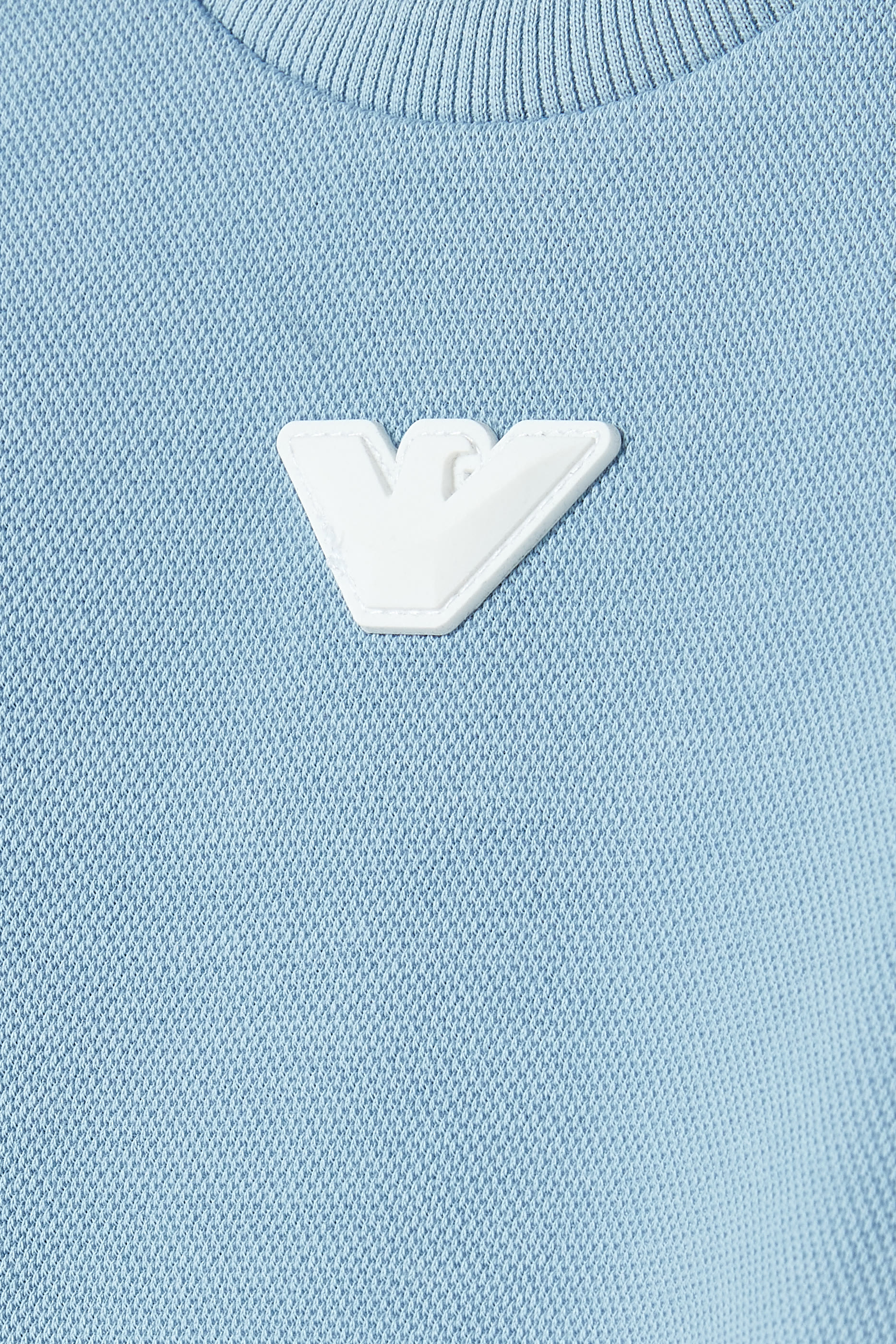 Kids Logo and Piping Piqu&eacute; Sweatshirt