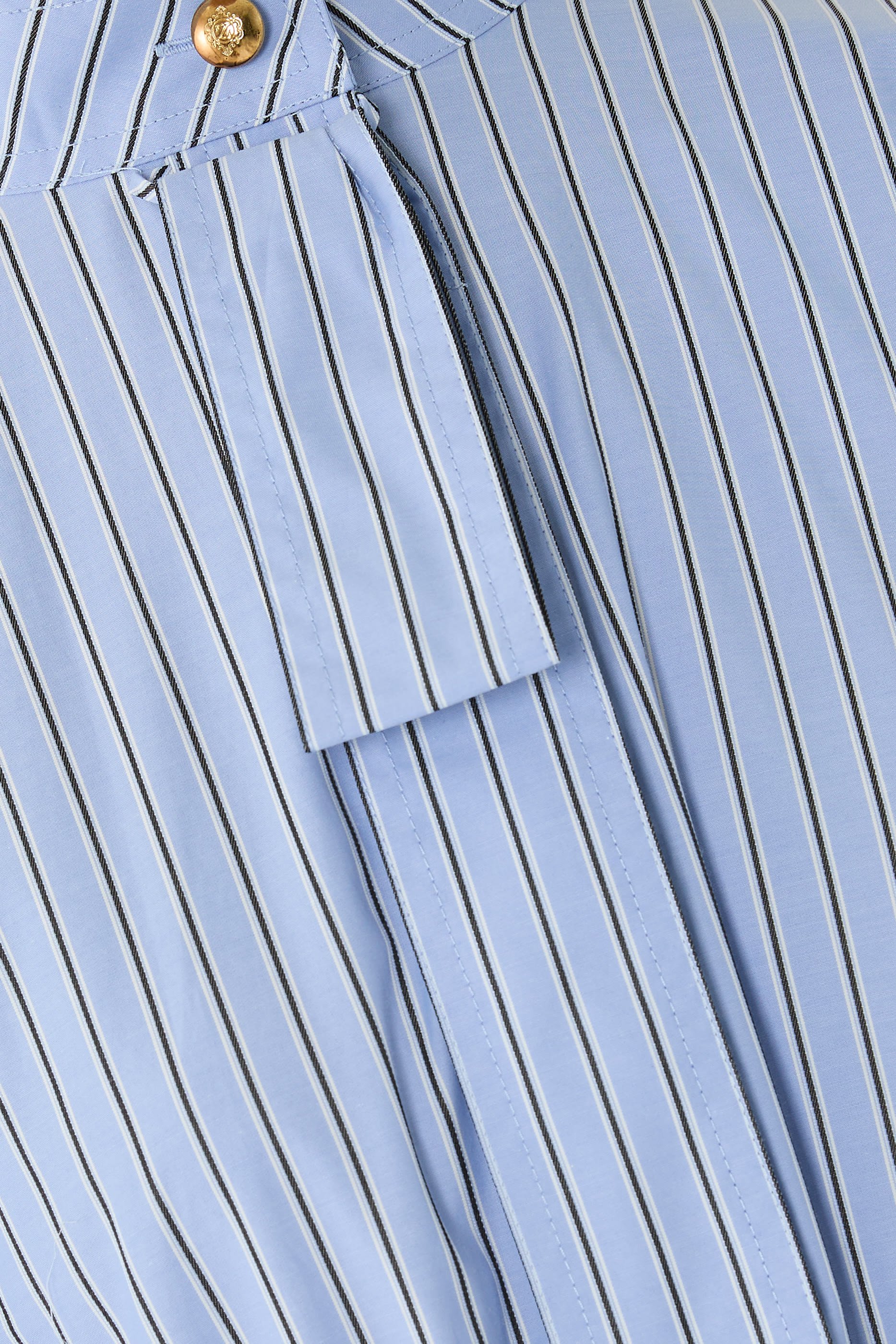  Drawstring Stripe Mini Dress