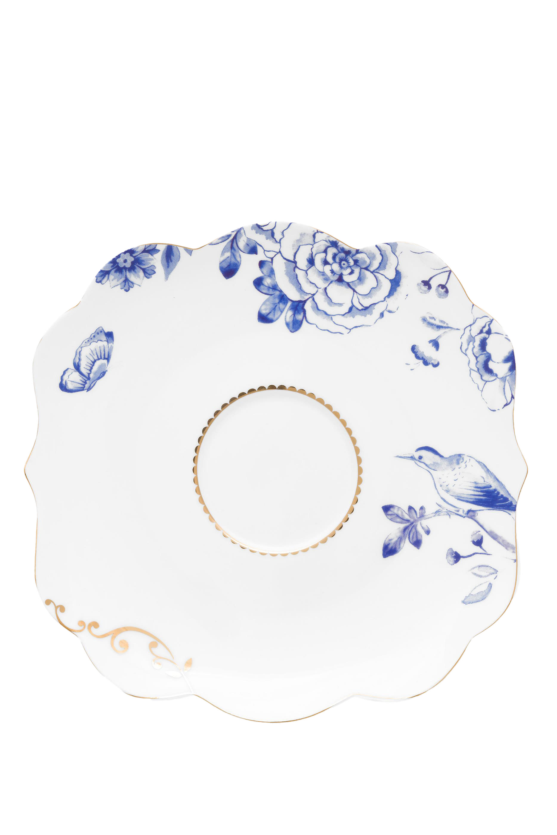 Royal White Cup & Saucer