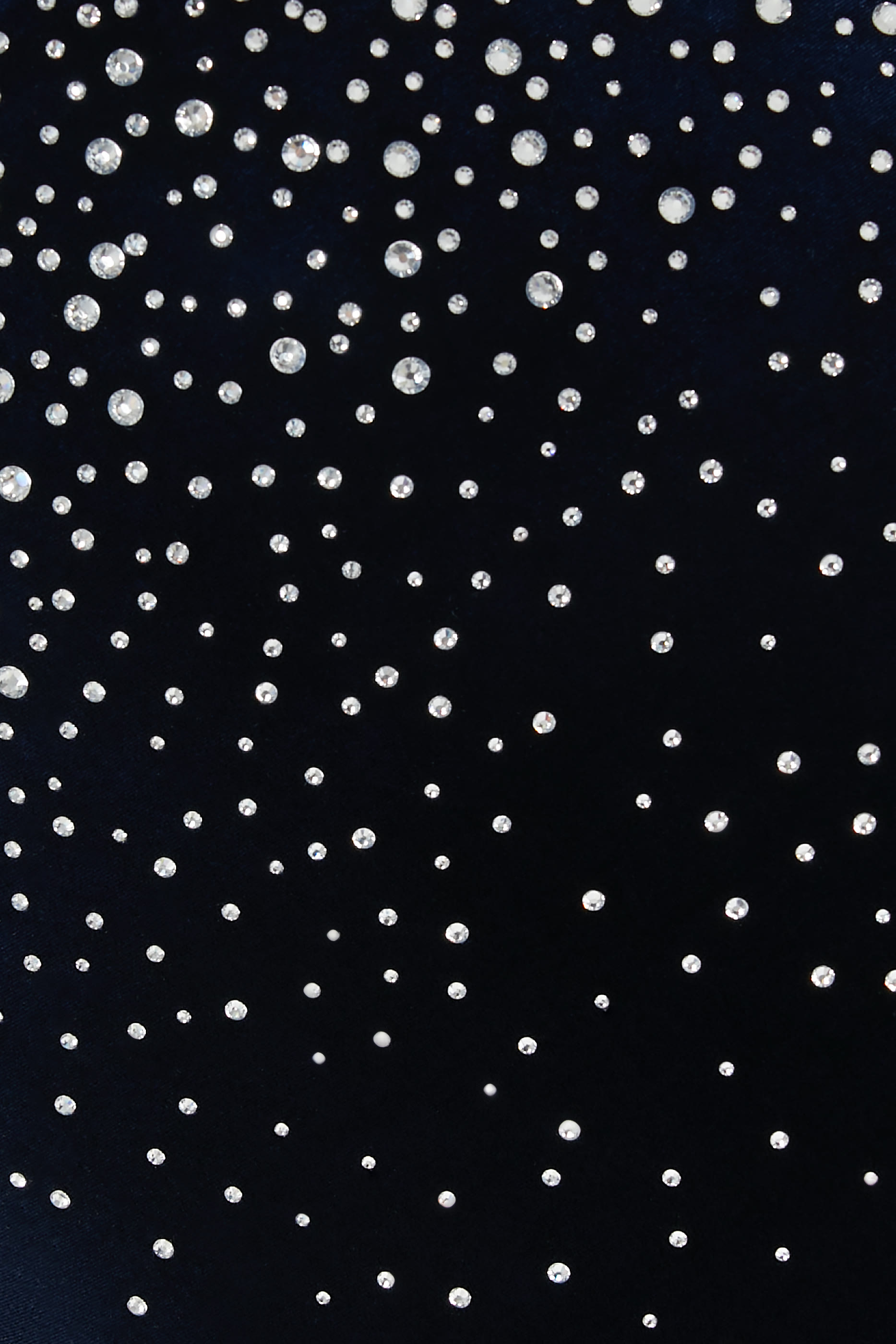 Long Sleeve Off Shoulder Dress in Crystal Velvet