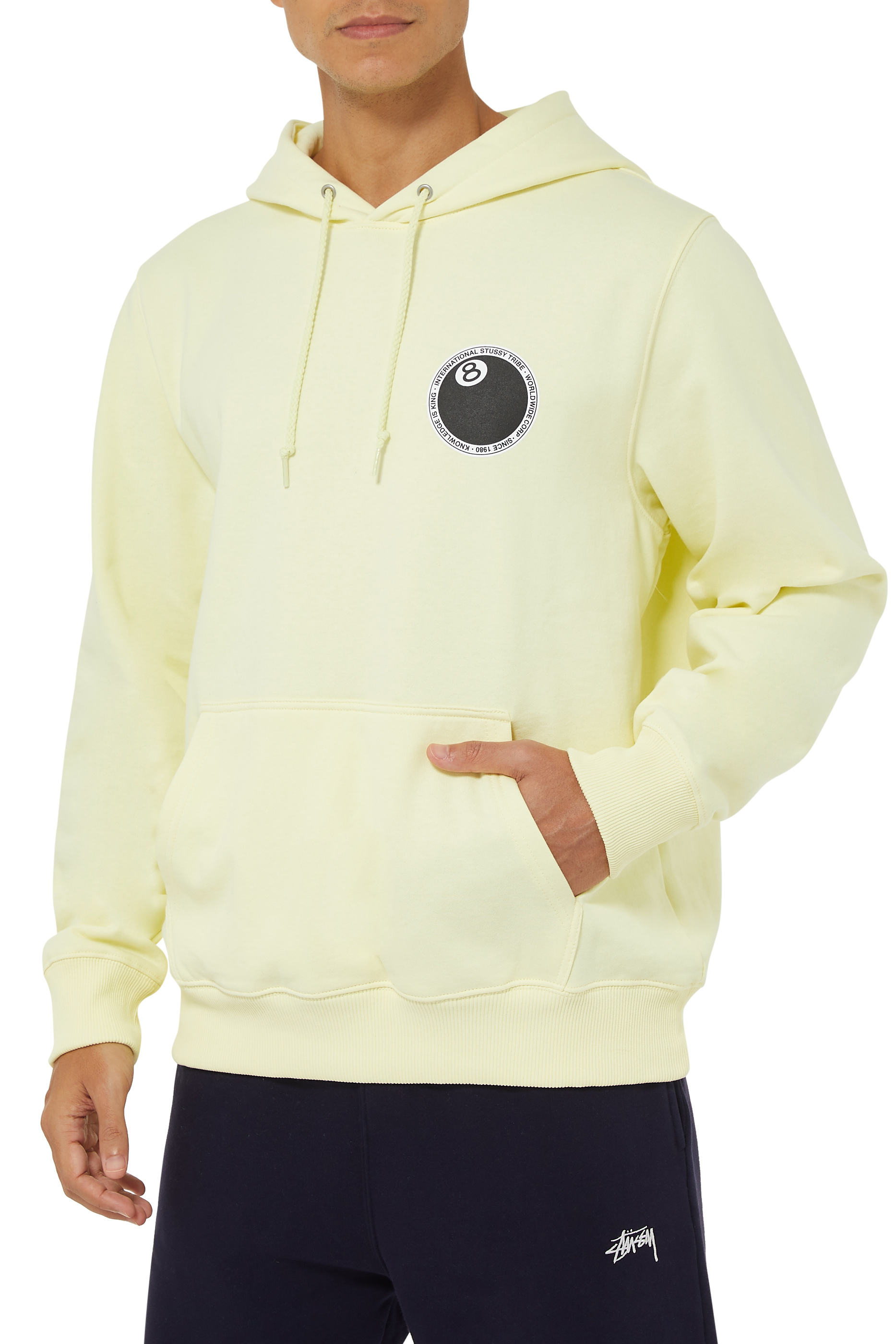 Buy Stussy 8 Ball Dot Hoodie - Mens for AED 255.00 Sweatshirts 