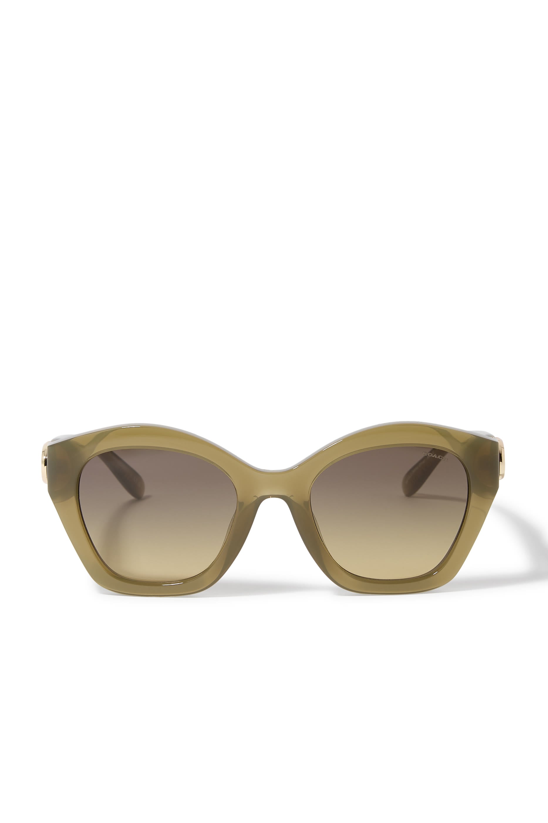 Full Fit Maxi Sculpted C Square Cat Eye Sunglasses