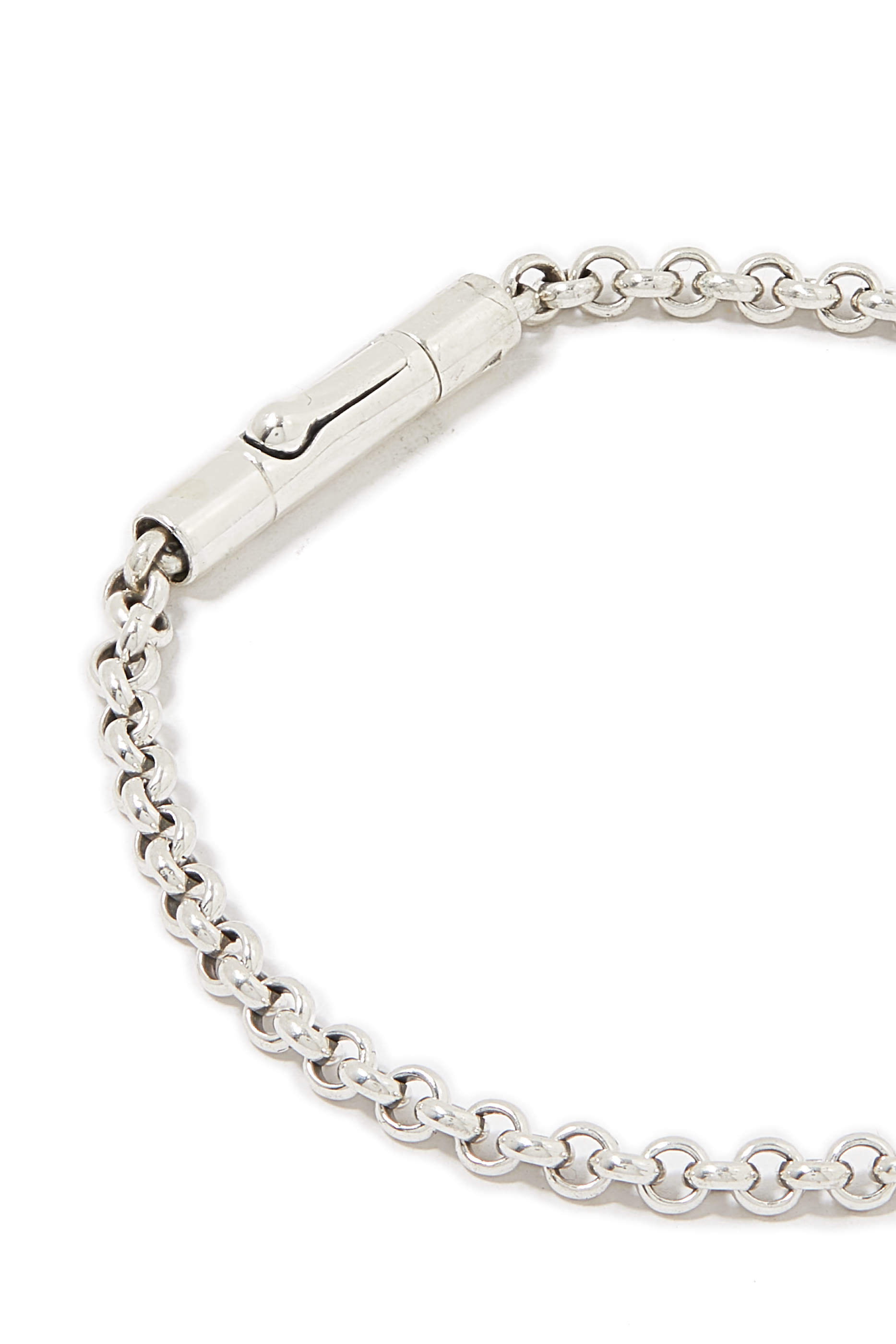 Kufic Keychain, Silver & Lapis Lazuli