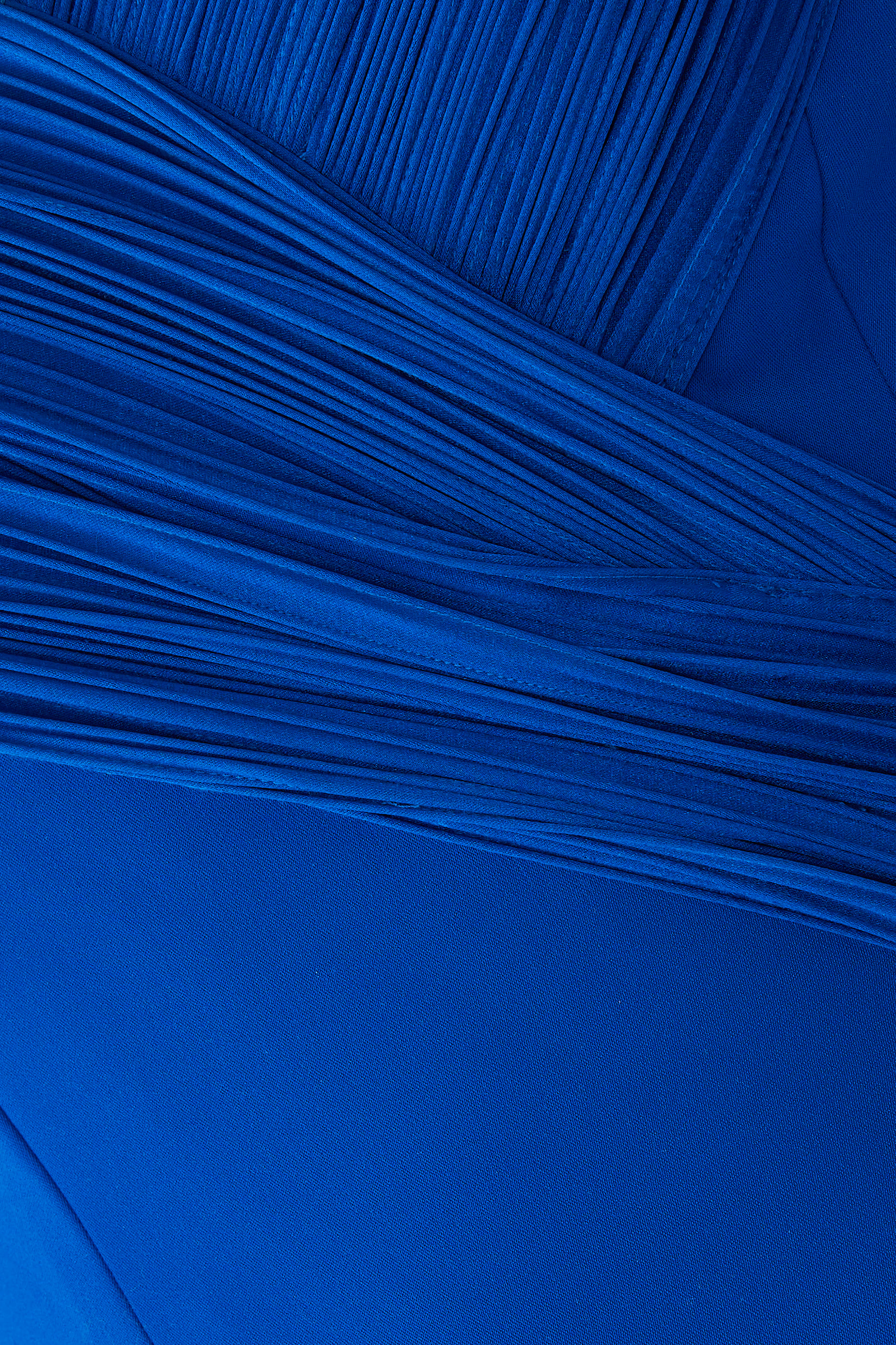 Off-Shoulder Crepe Gown