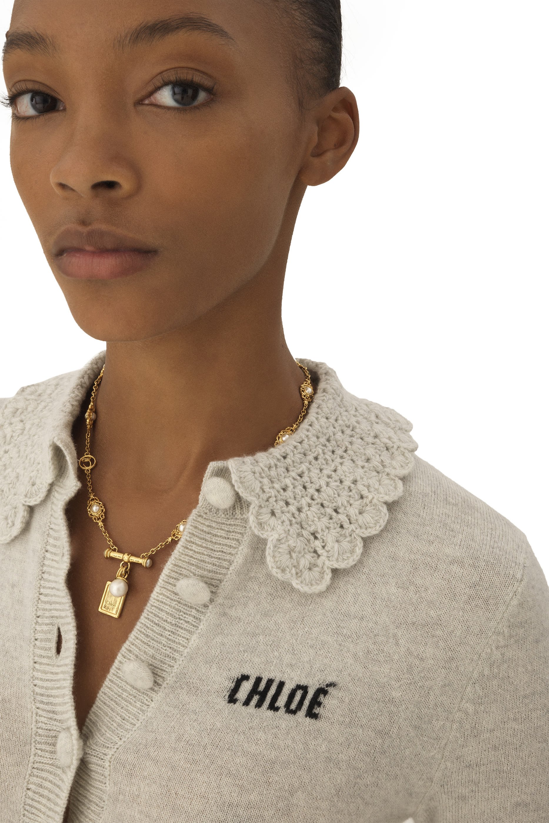  Fitted Logo Cardigan