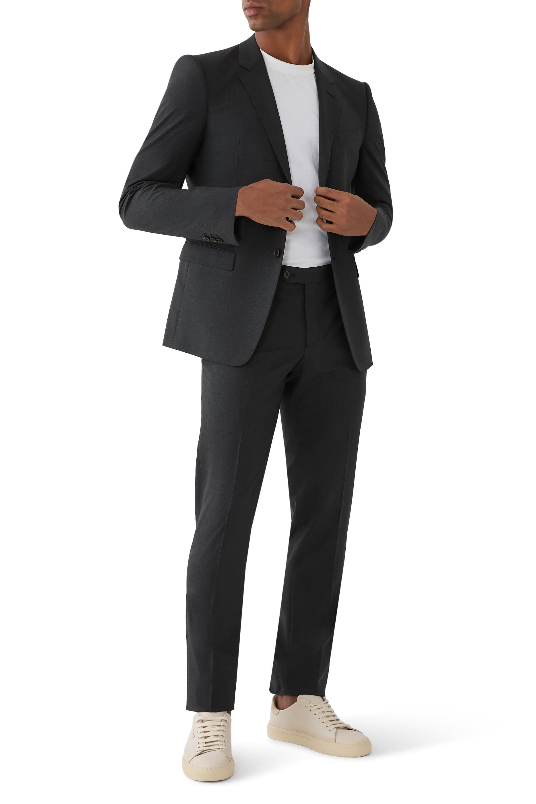 Single-Breasted Suit in Virgin-Wool