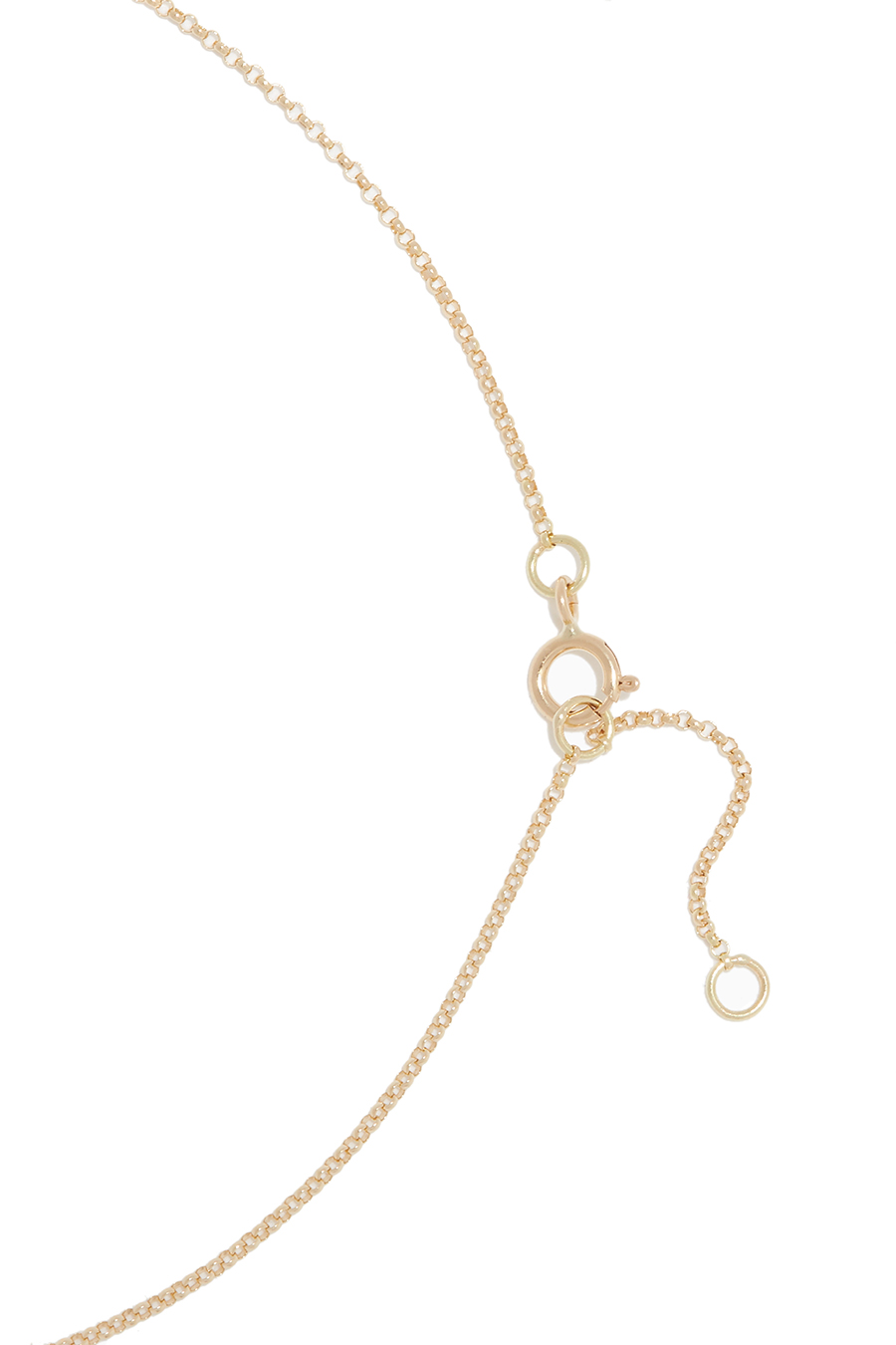 Hob Necklace, 18k Yellow Gold & Diamond