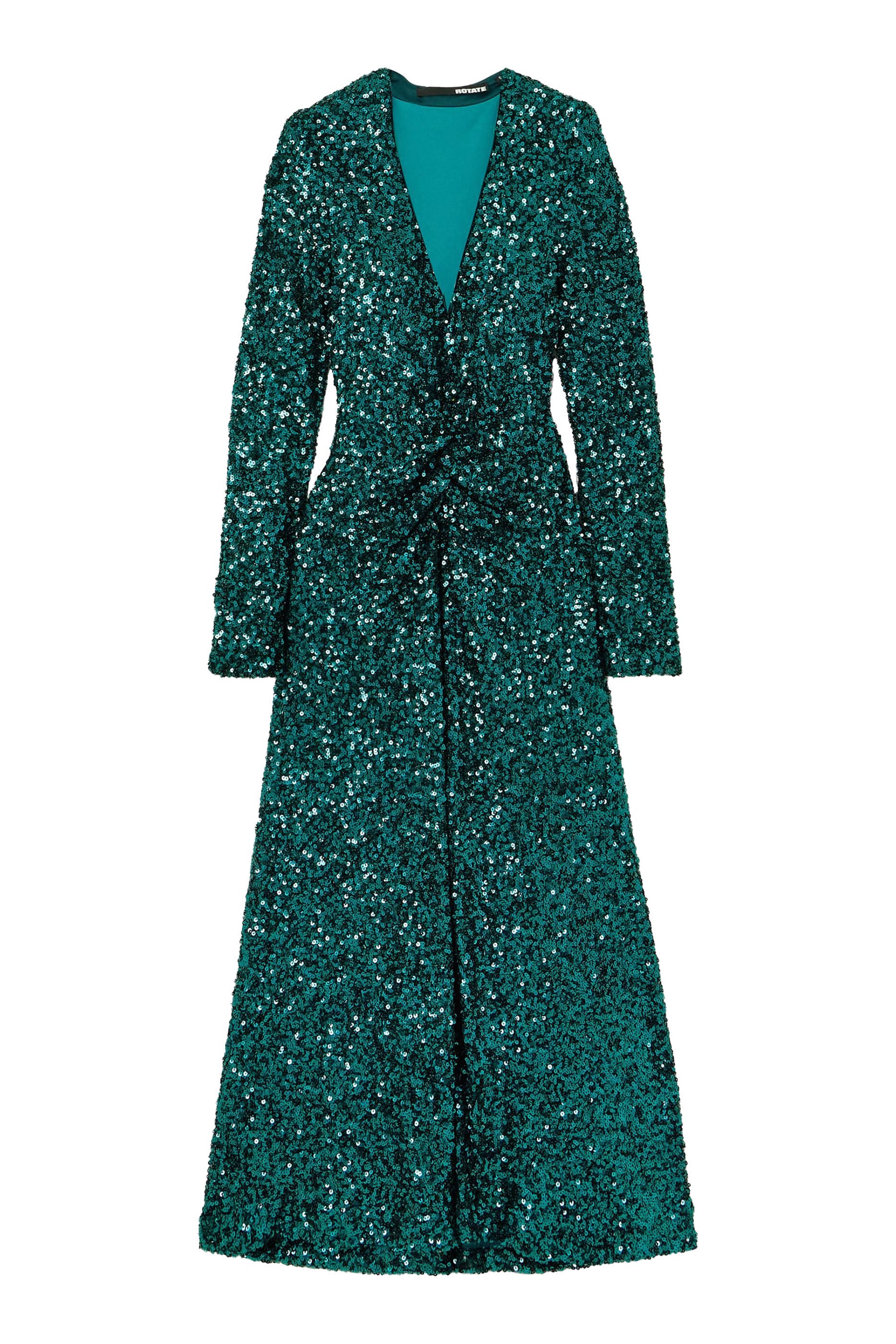 Sequin Midi Slit Dress