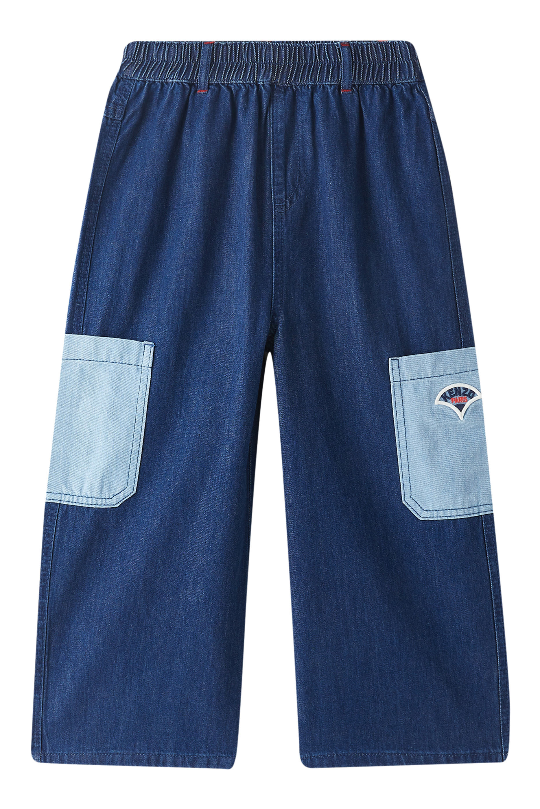 Kids  Wide-Leg Denim Trousers 
