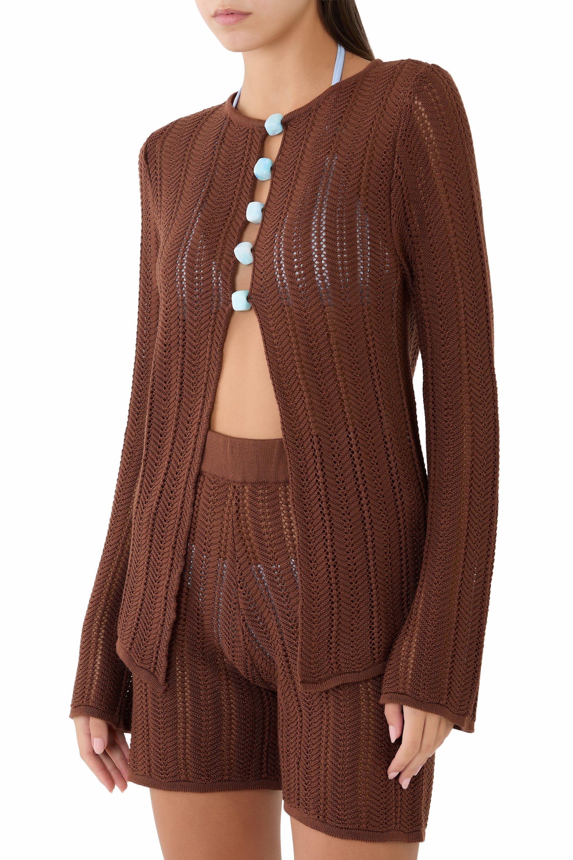 Corsica Knit Long-Sleeve Top