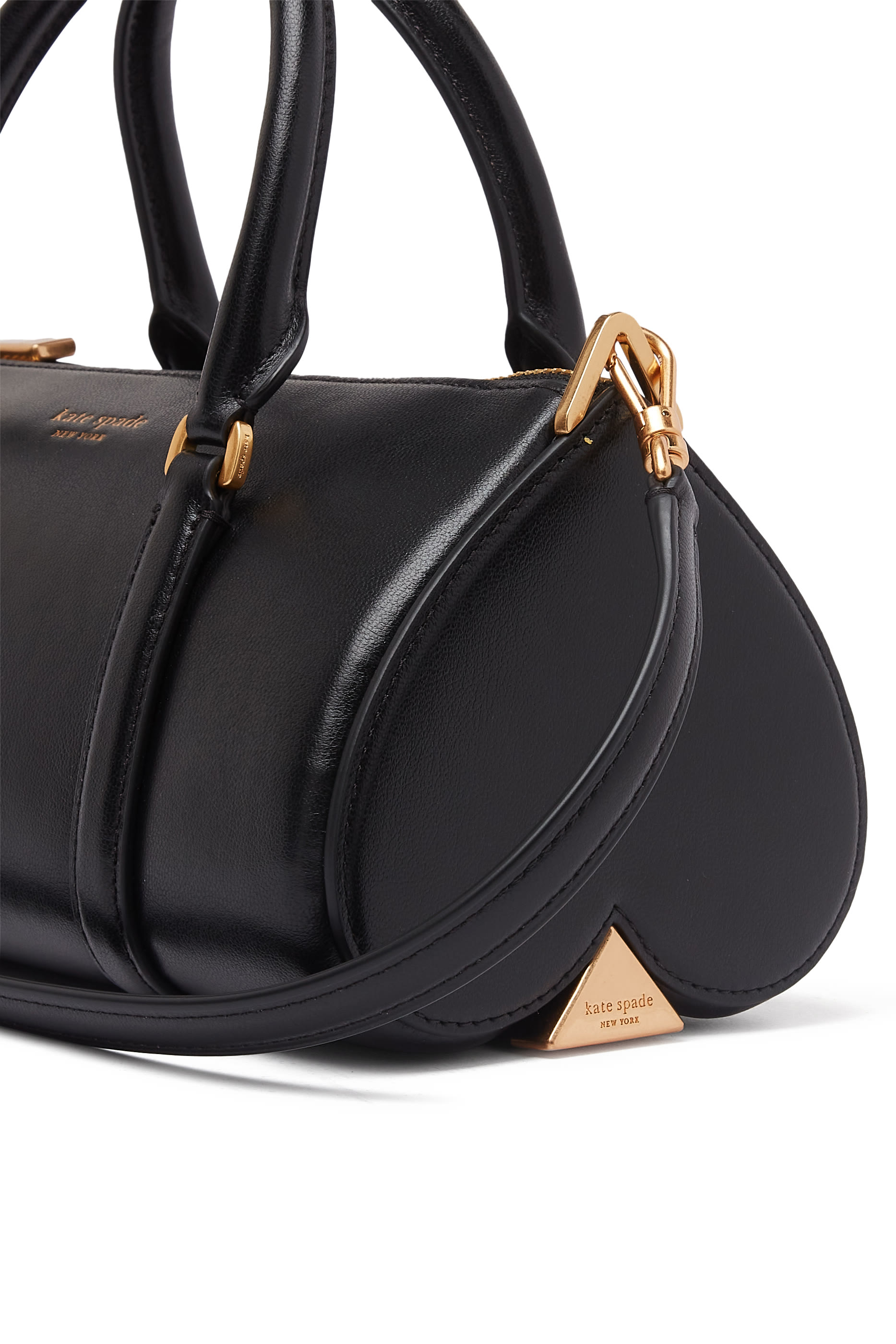 Leather Duffle Crossbody Bag