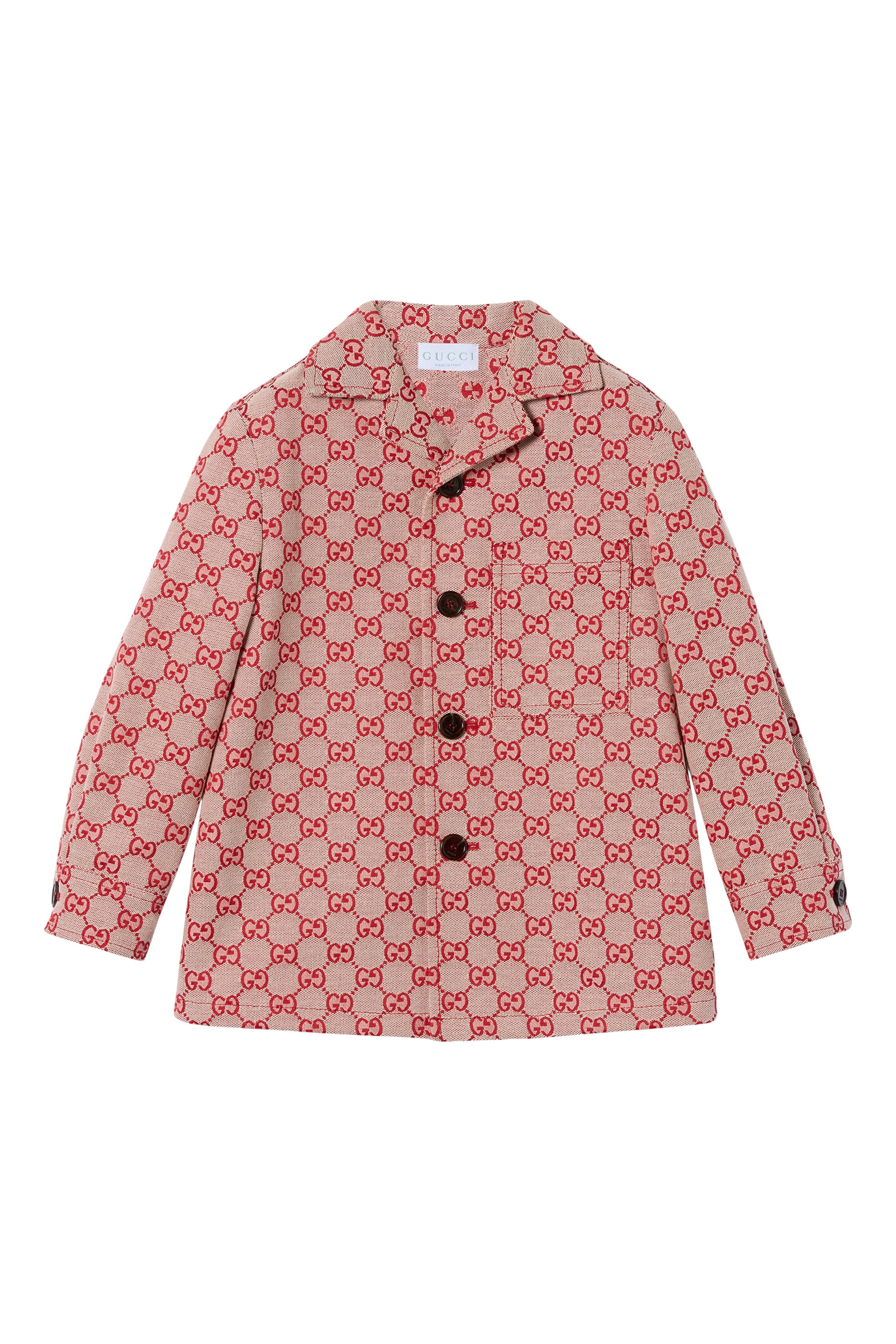 Kids GG Notch Collar Jacket