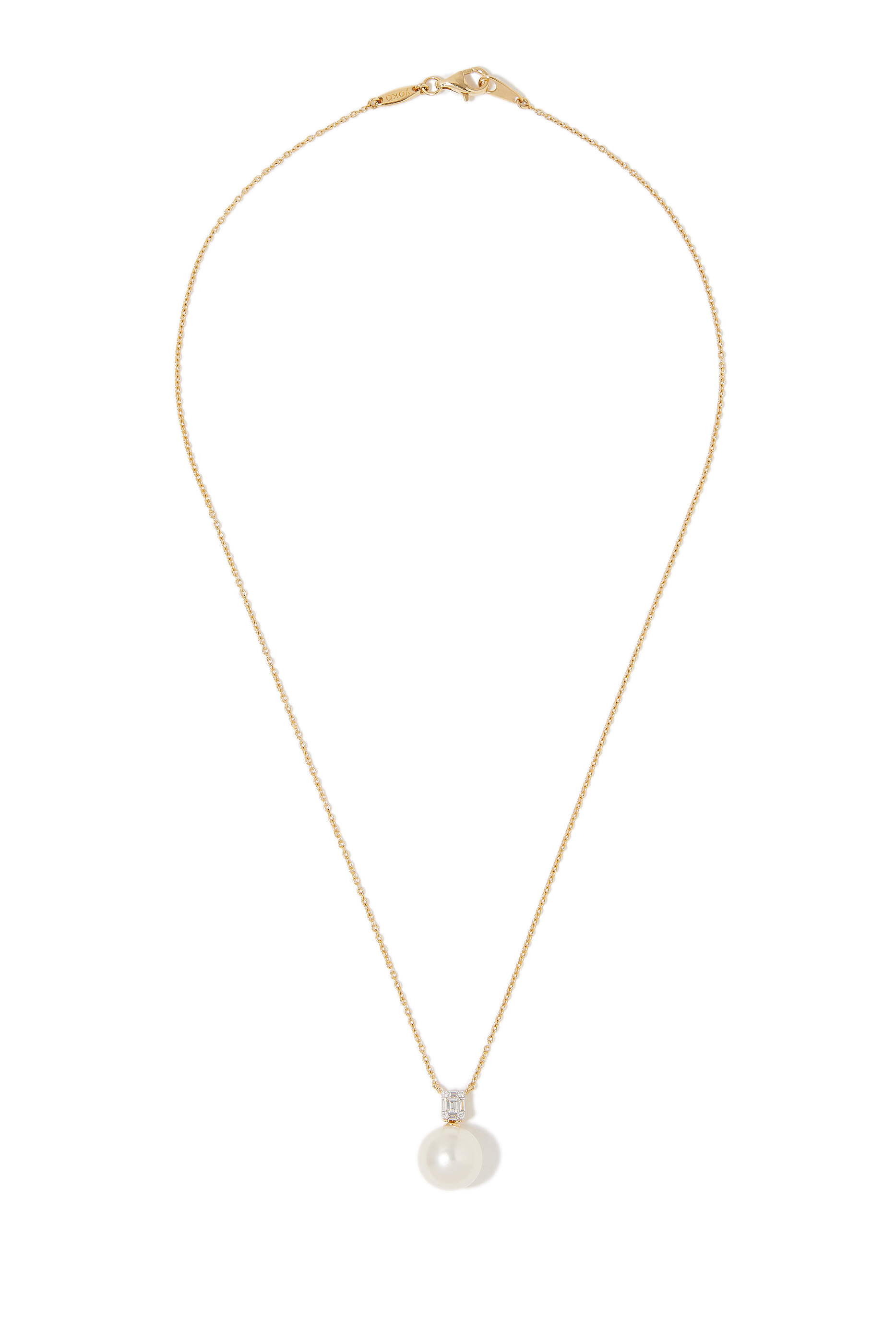 Starlight South Sea Necklace, 18k Yellow Gold with Diamonds & Pearl