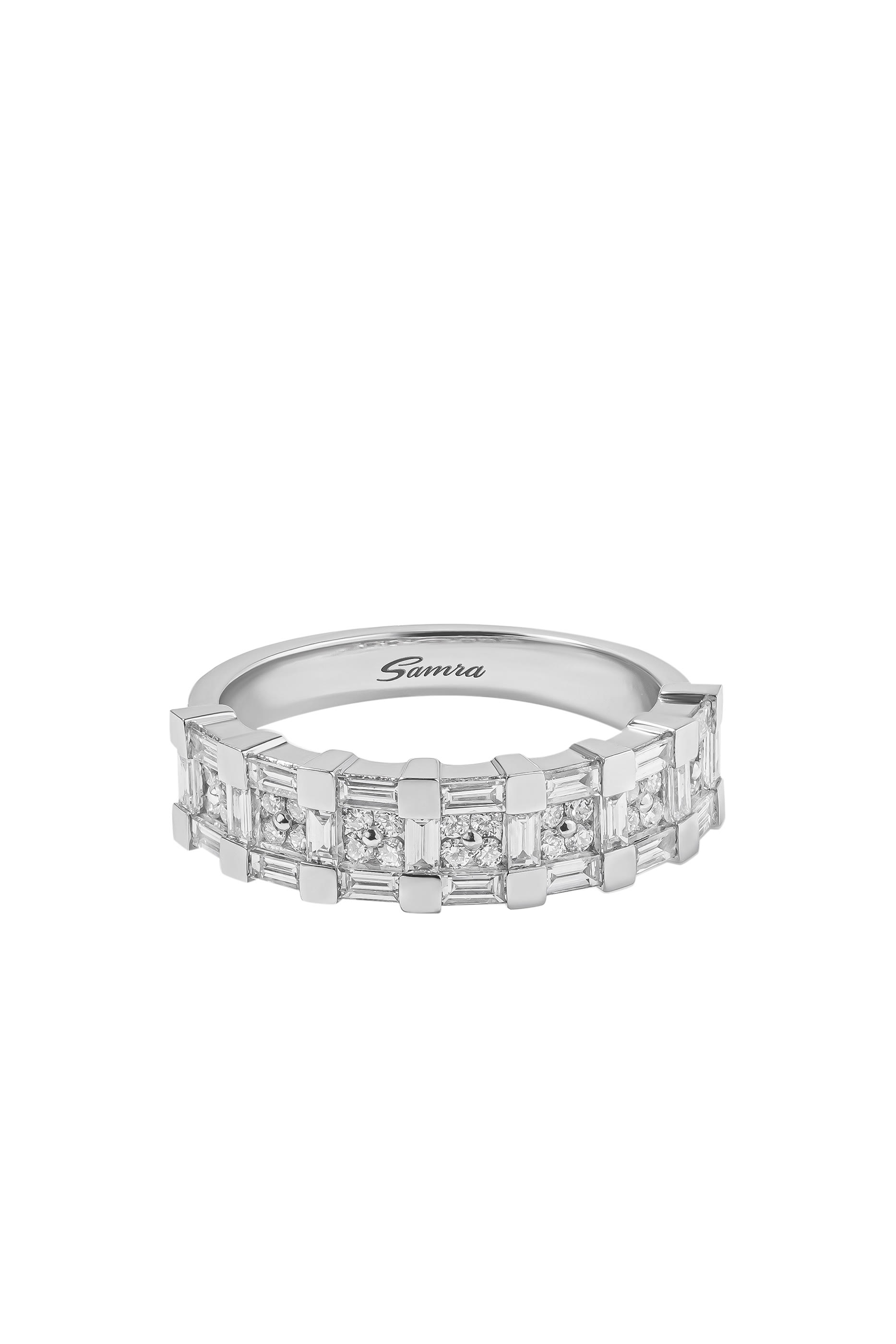 Barq Splendore Ring,  18K White Gold & Diamonds