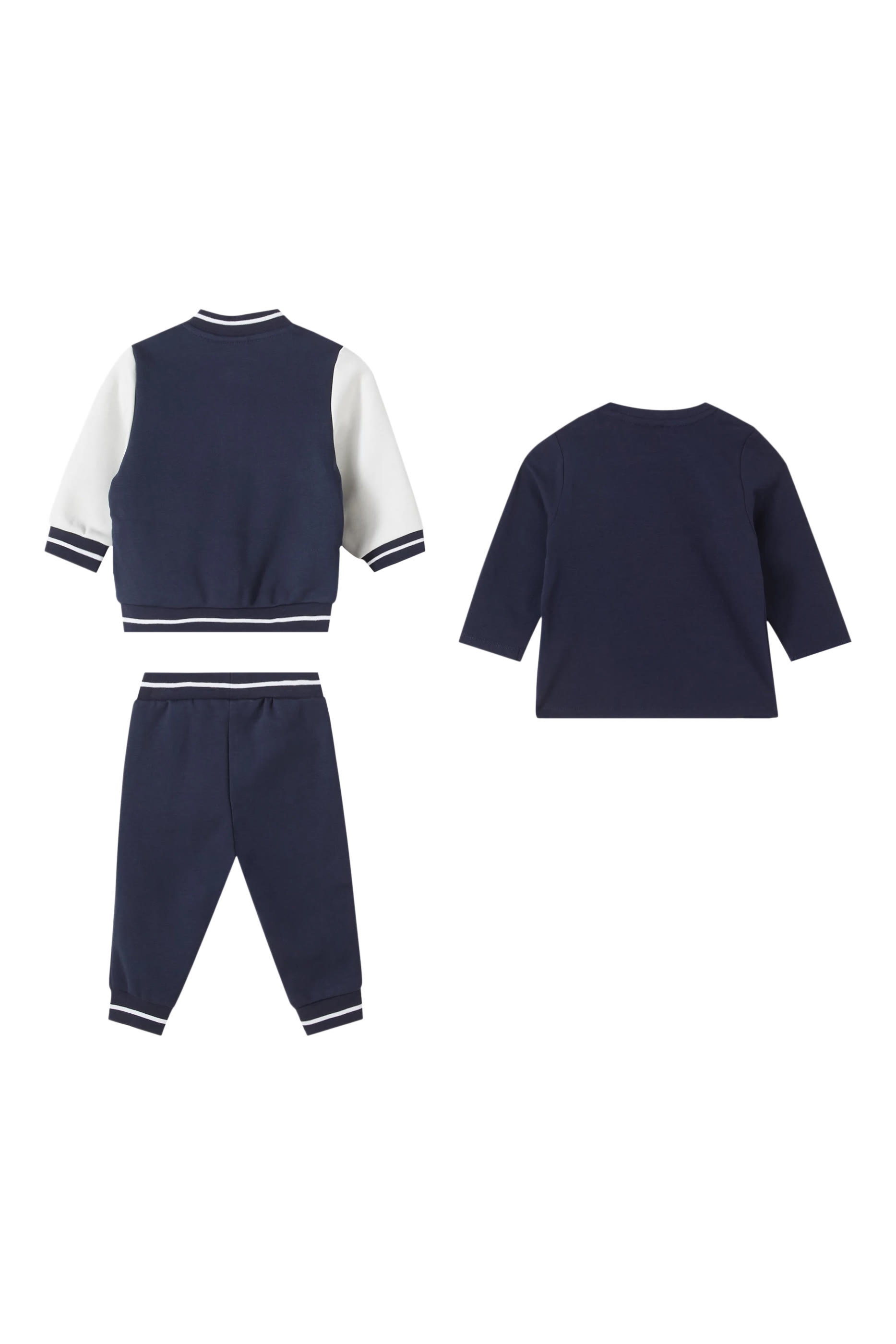Kids Cotton Trousers, Cardigan & T-Shirt Set