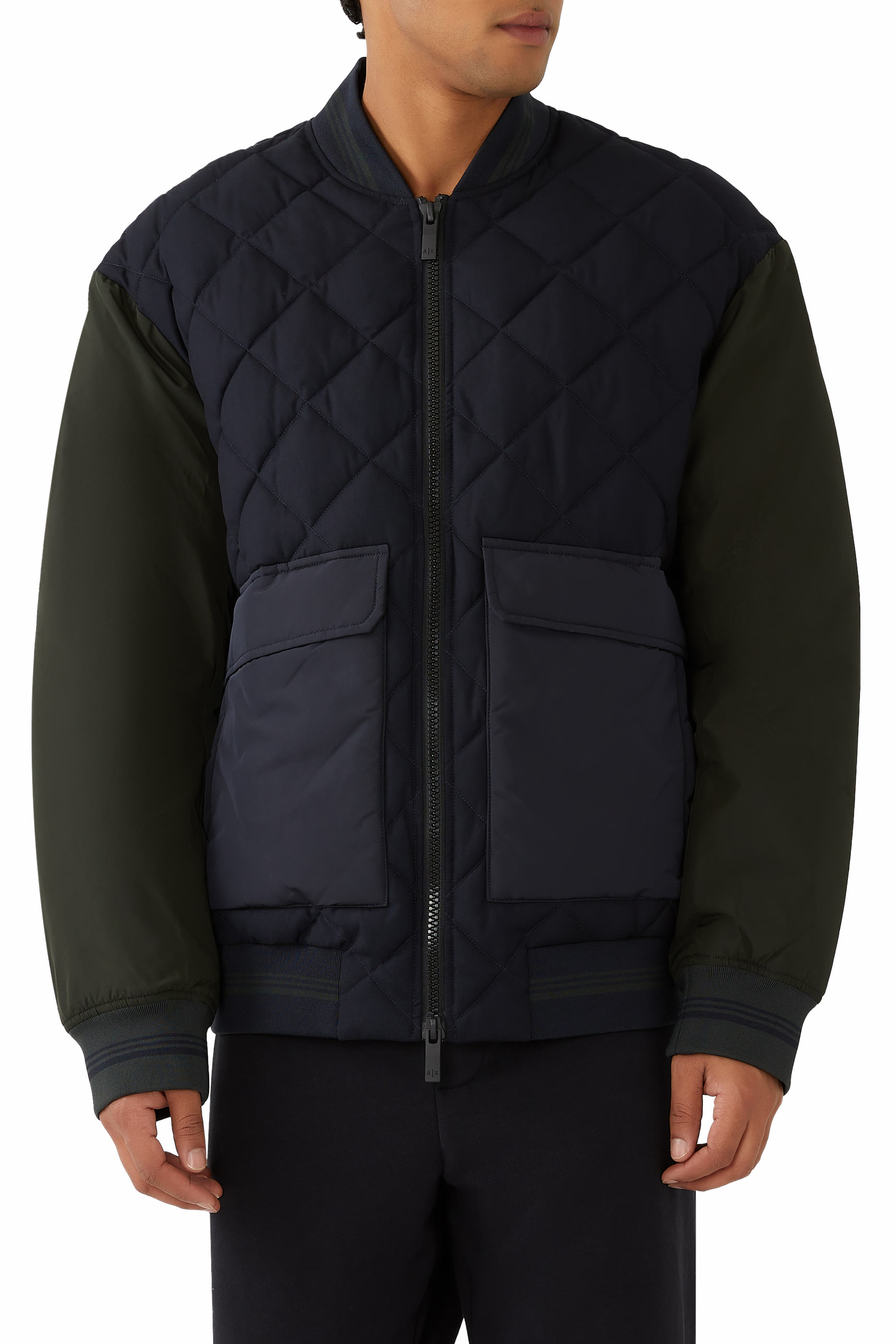 Jacket with Quilted Insert and Maxi Pockets