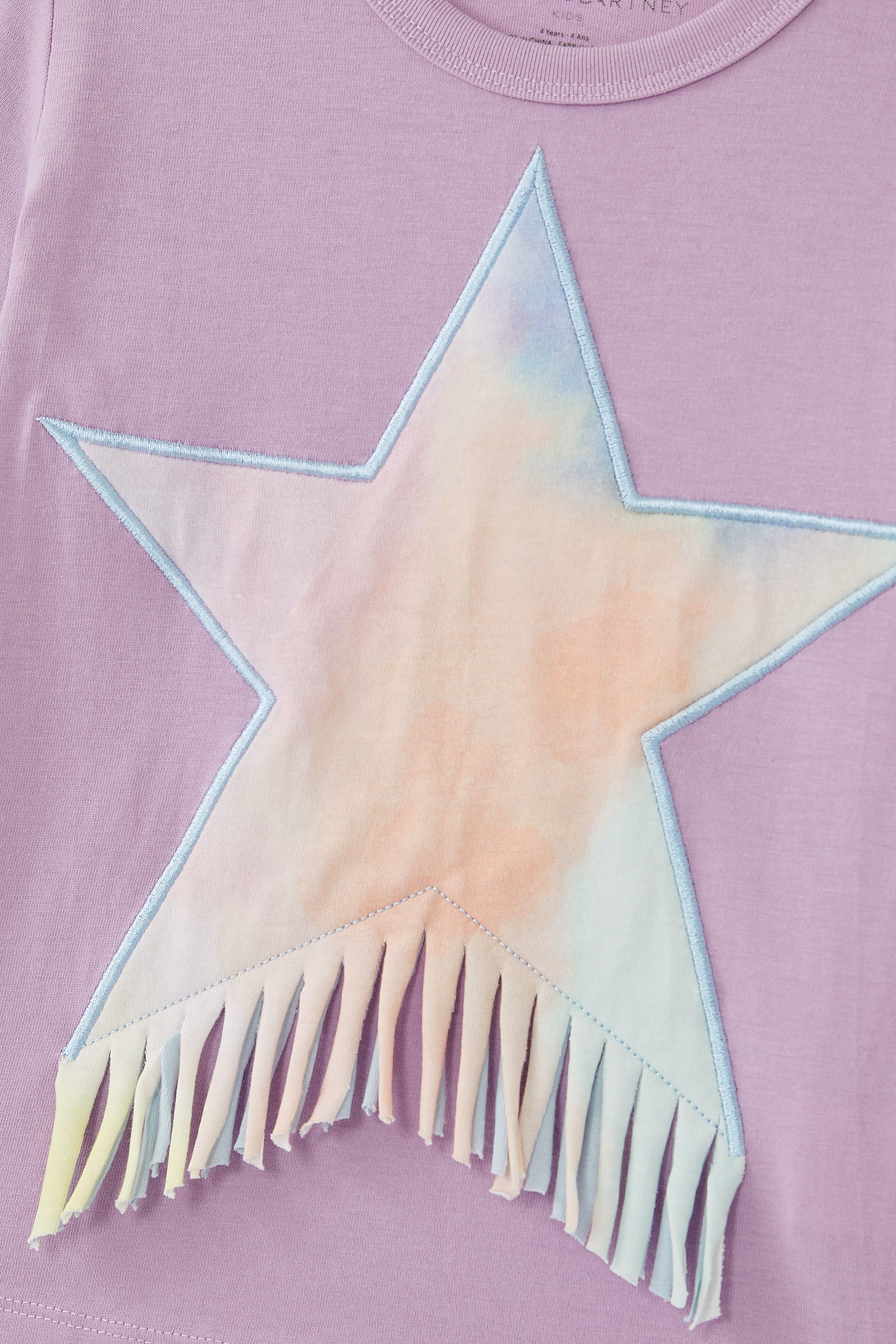 Kids Cotton Star Print T-Shirt