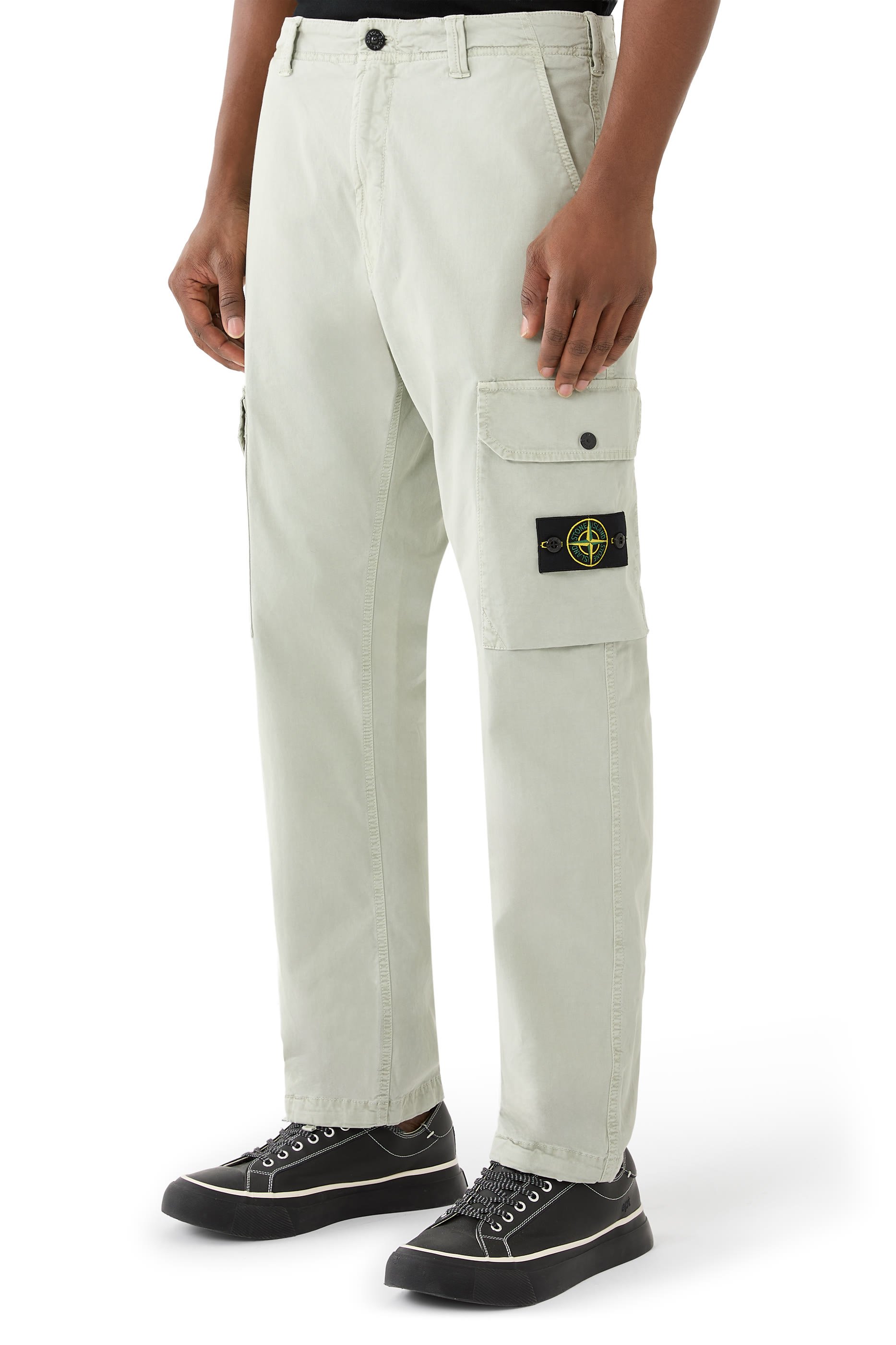  Organic Cotton Stretch Broken Twill Trousers 