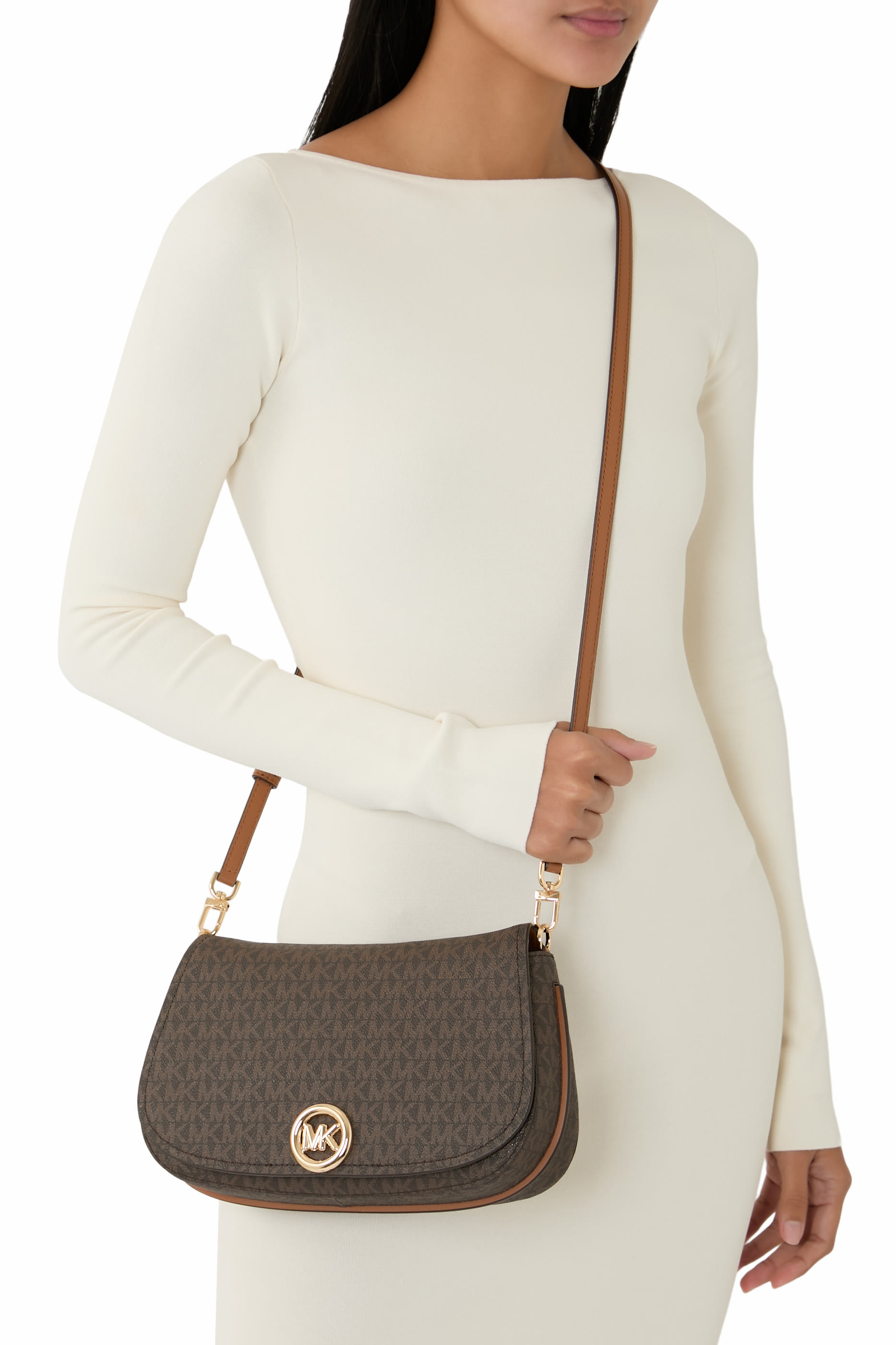 Nolita Medium Signature Logo Convertible Shoulder Bag