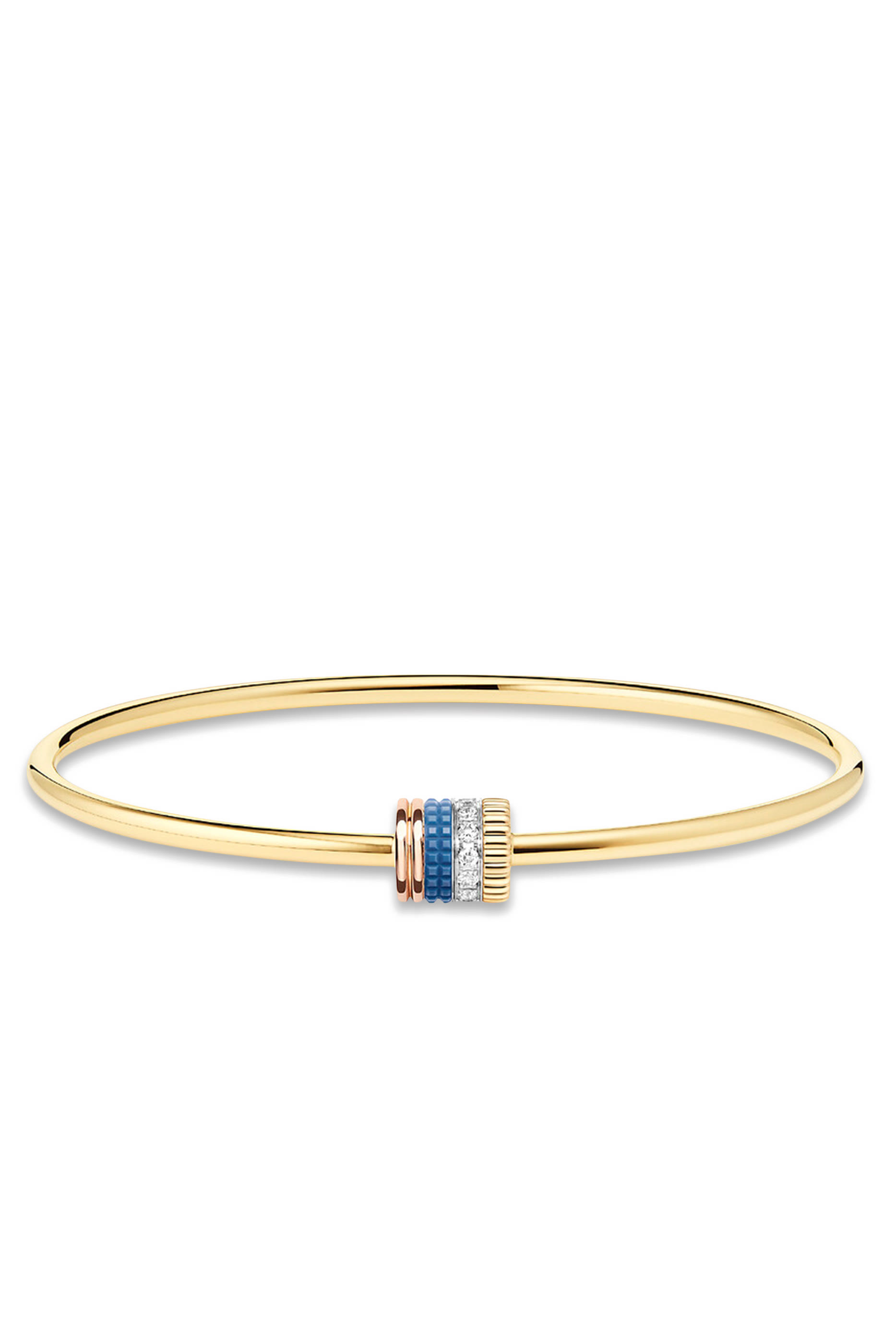 Quatre Bracelet, 18k Mix Gold & Ceramic