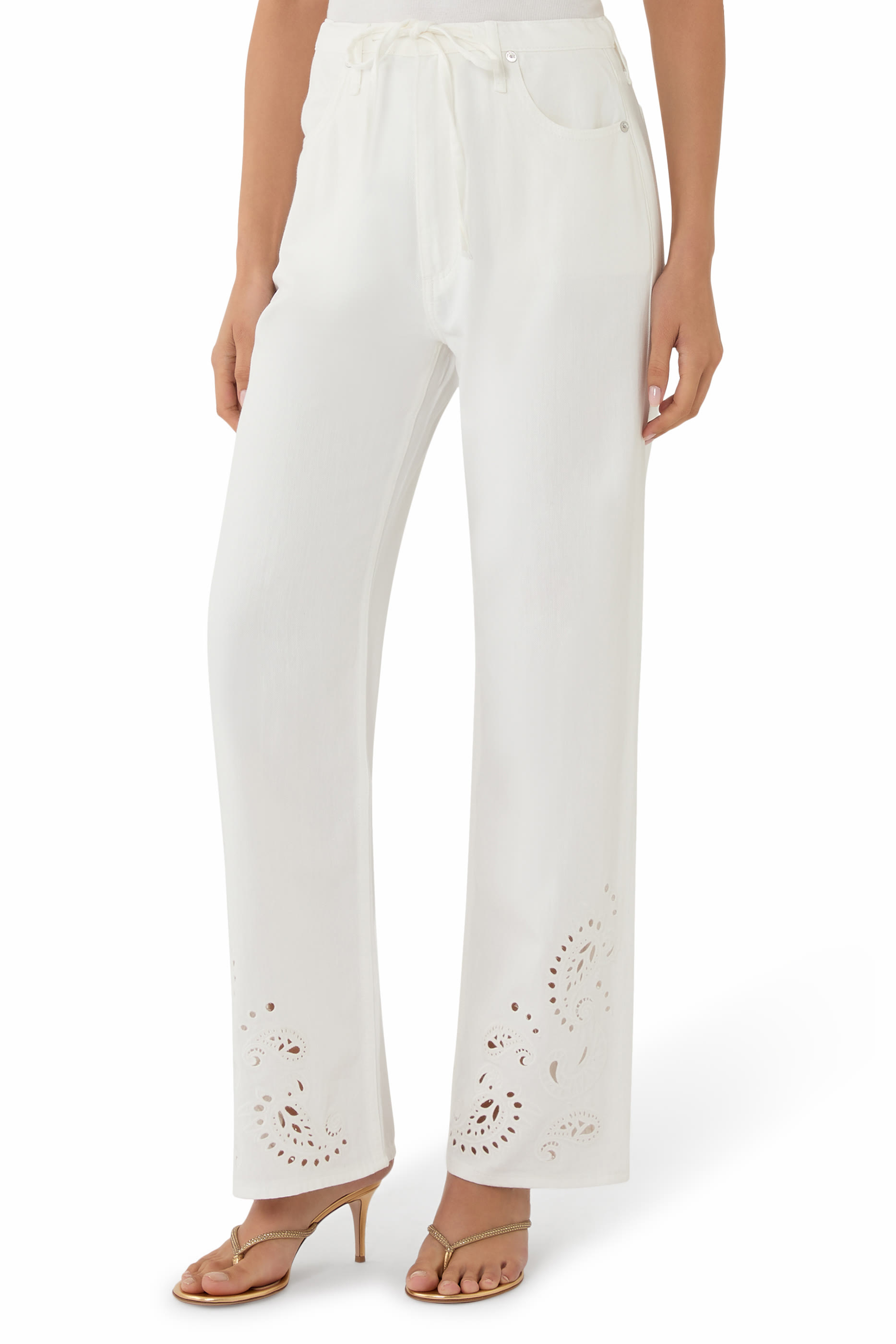 Phoebe Denim Beach Pants