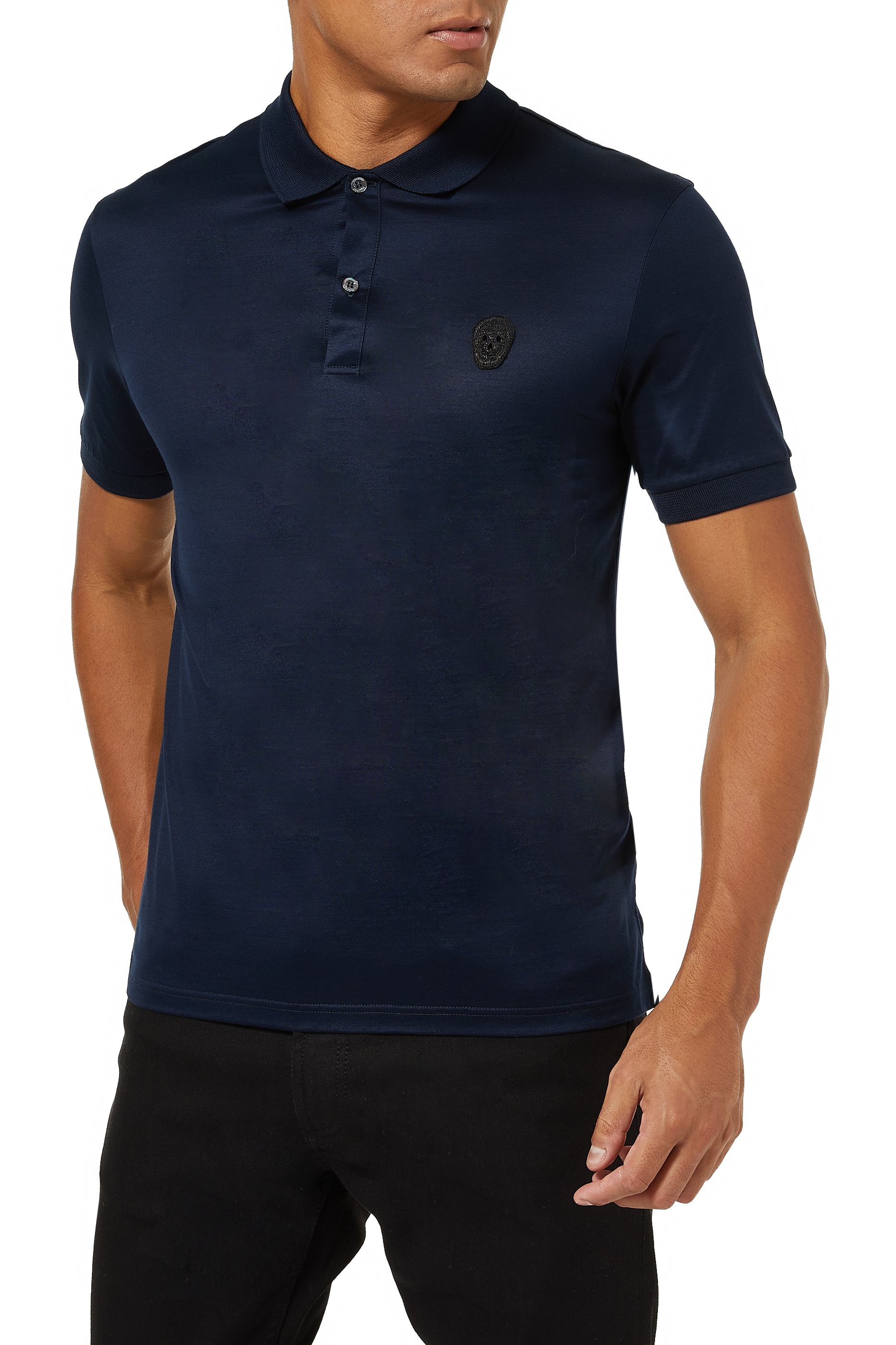 Cut and Sew Polo Shirt