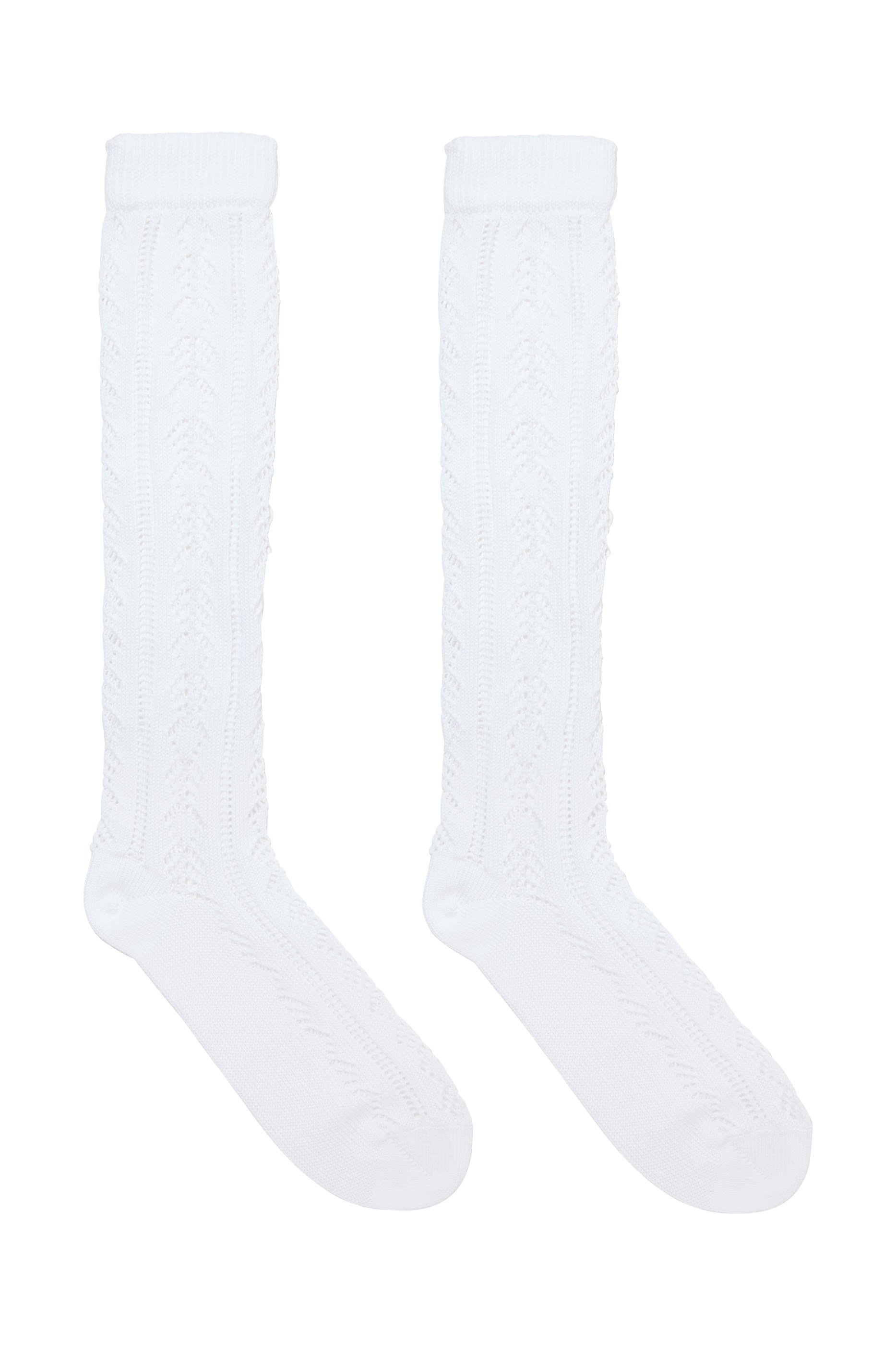 VLogo Perforated Cotton Socks