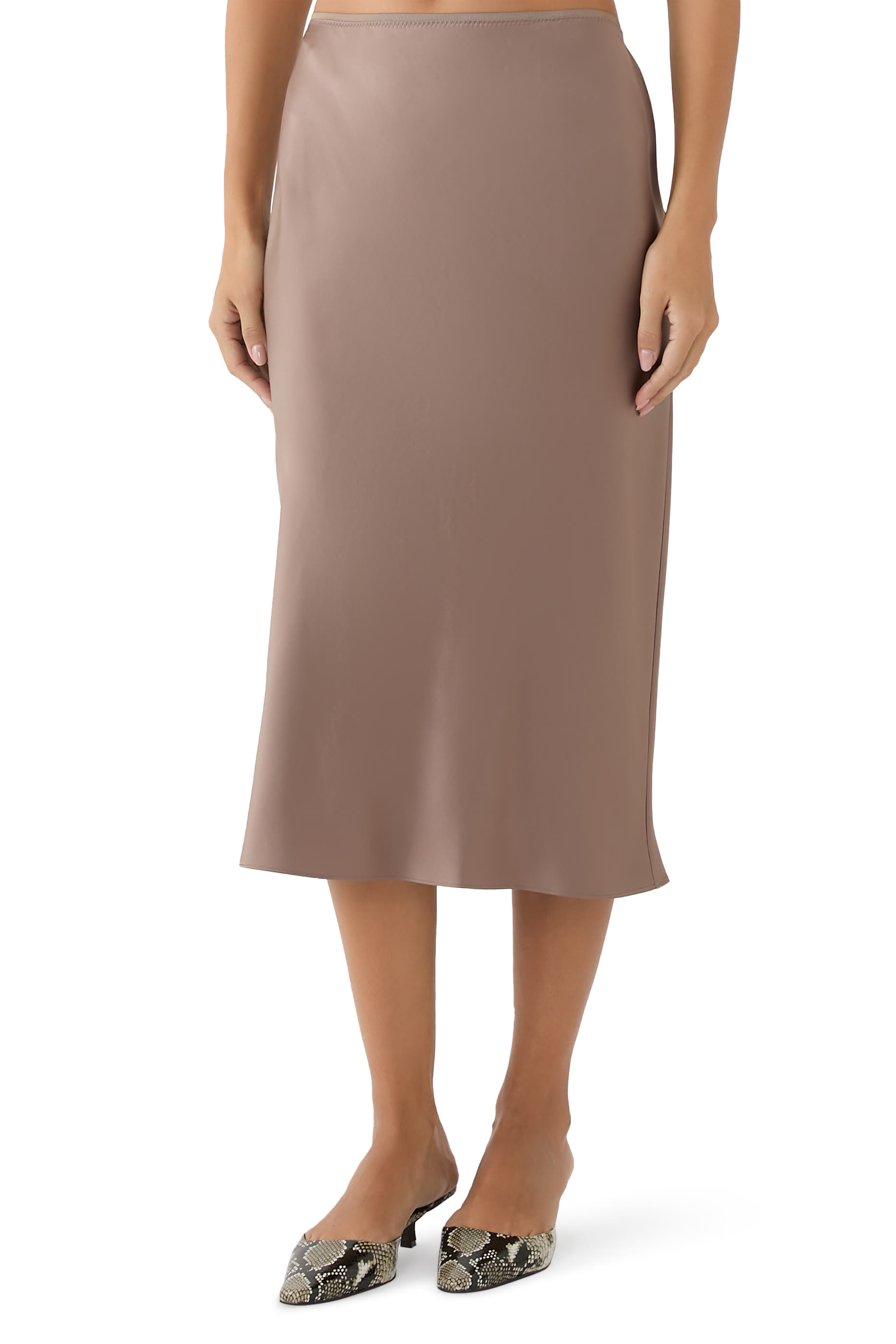 Isaak Silk Satin Skirt