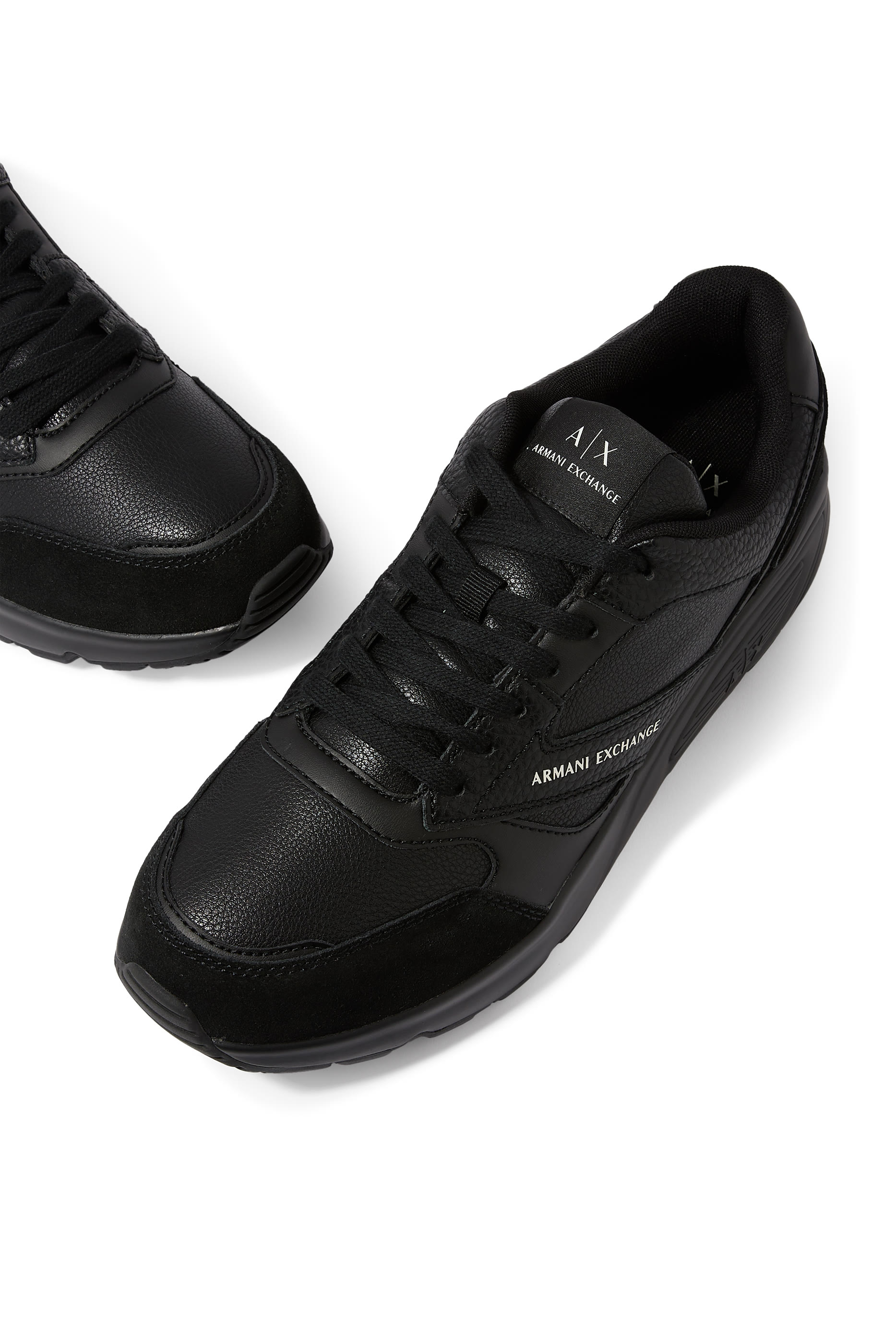 Sneakers with Contrasting Inserts