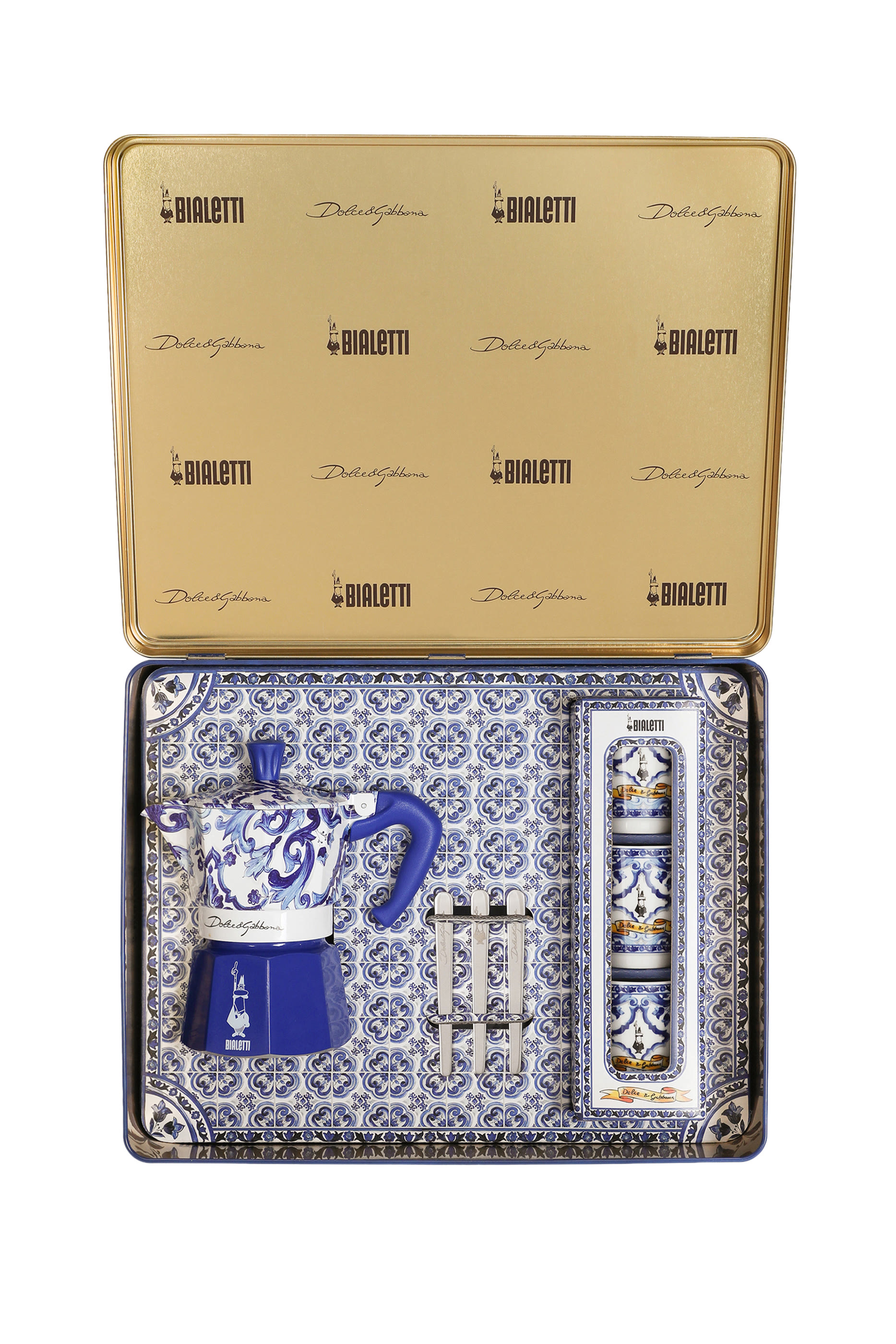 Blu Mediterraneo Bialetti Medium Moka Box