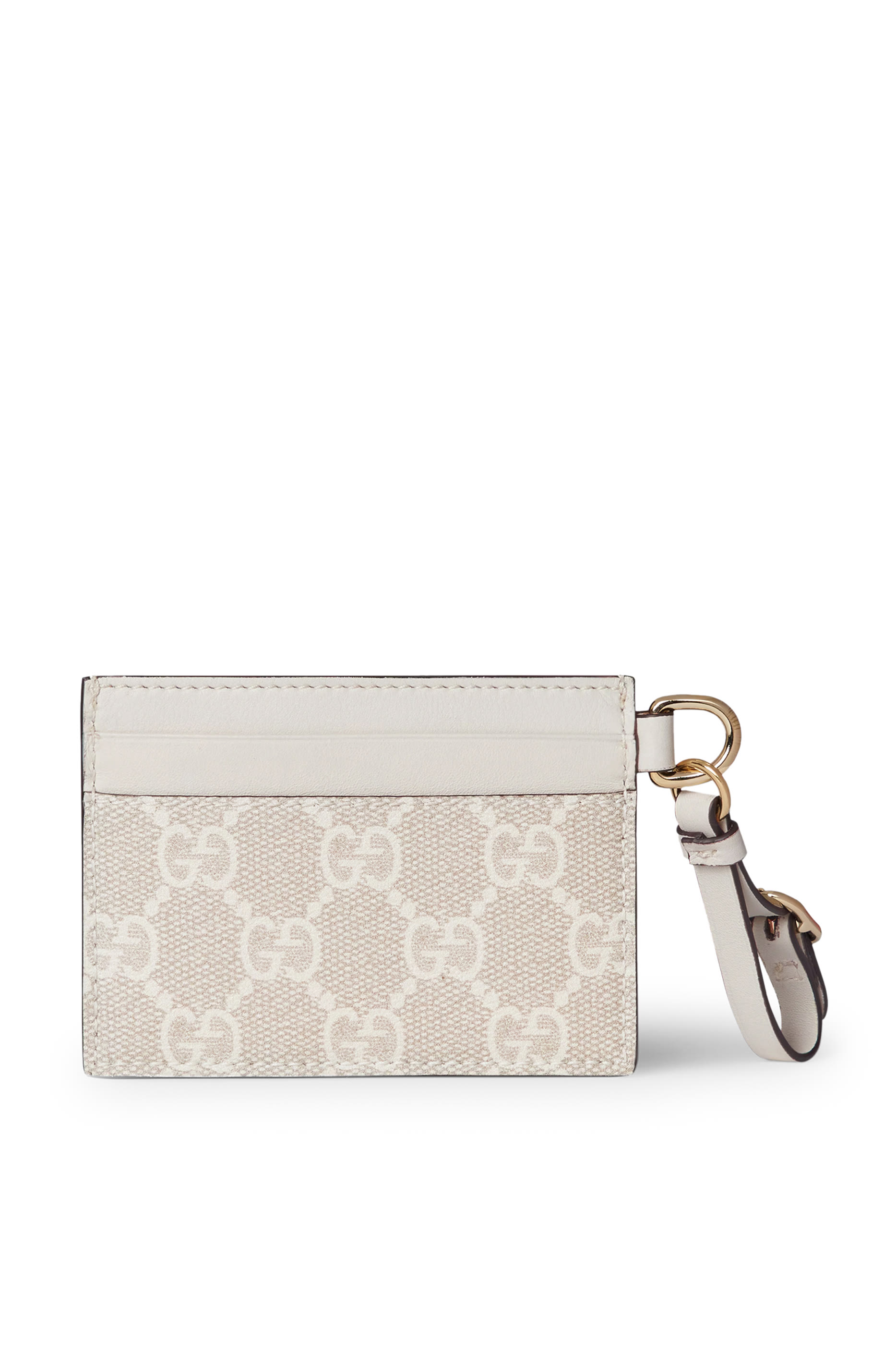 GG Emblem Card Case with Strap